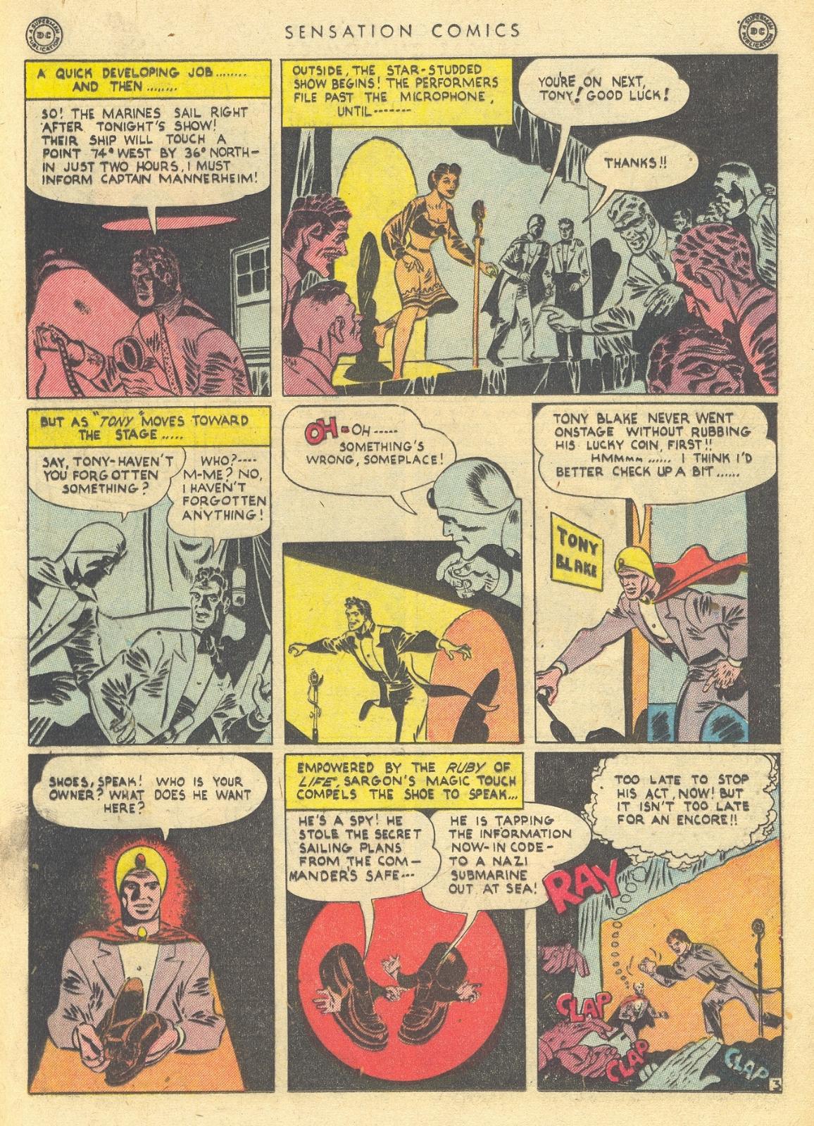 Read online Sensation (Mystery) Comics comic -  Issue #35 - 19