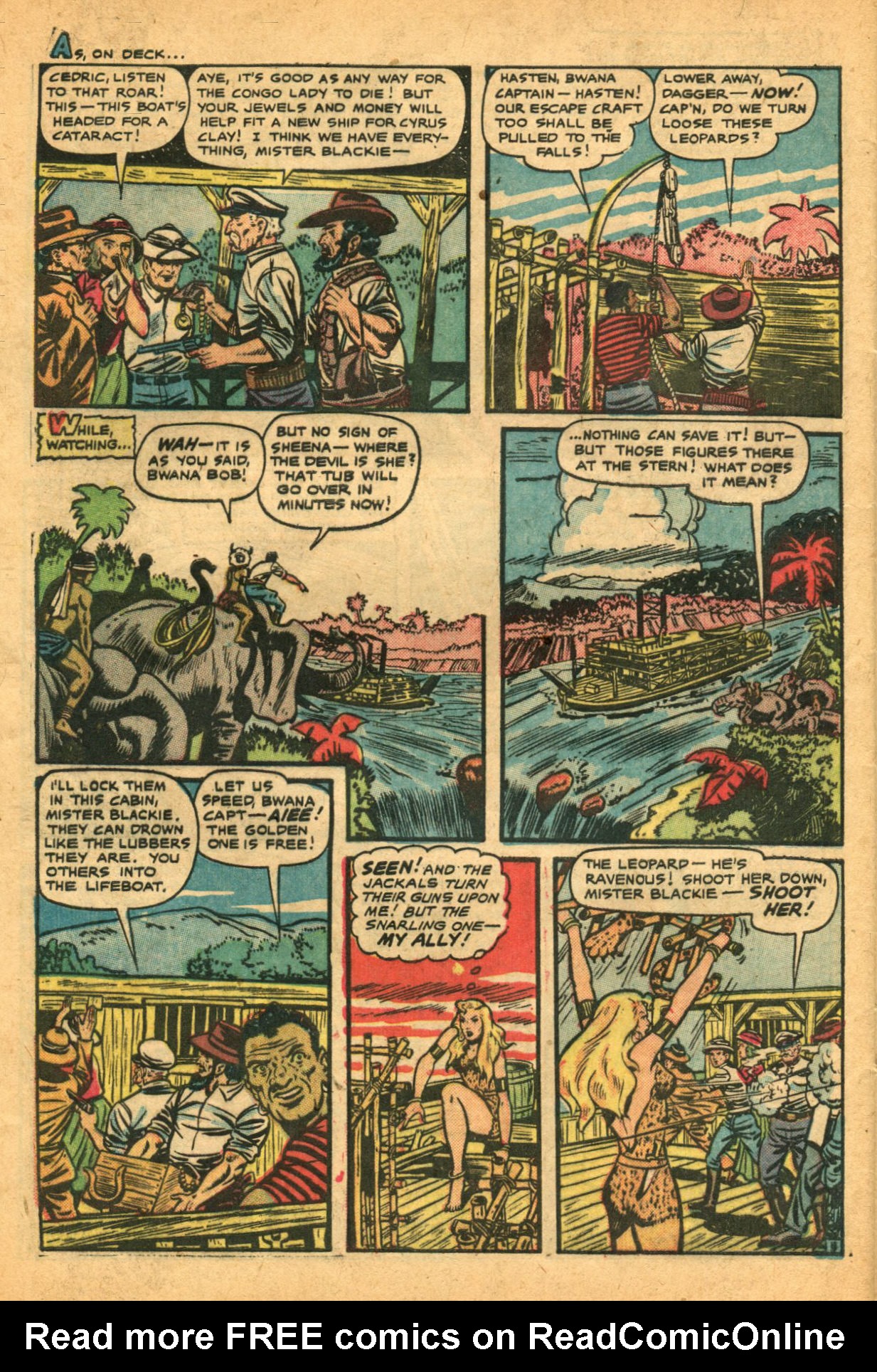 Read online Sheena, Queen of the Jungle (1942) comic -  Issue #12 - 32