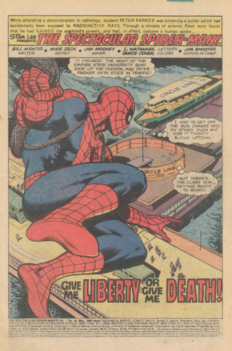 Read online The Spectacular Spider-Man (1976) comic -  Issue #42 - 2