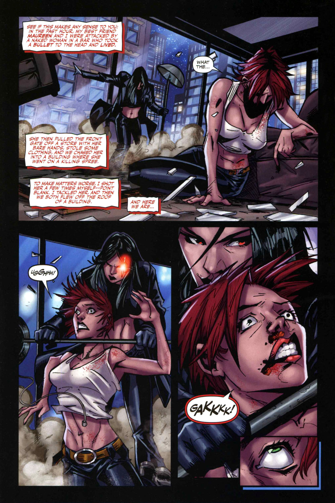 Read online Painkiller Jane (2007) comic -  Issue #5 - 6