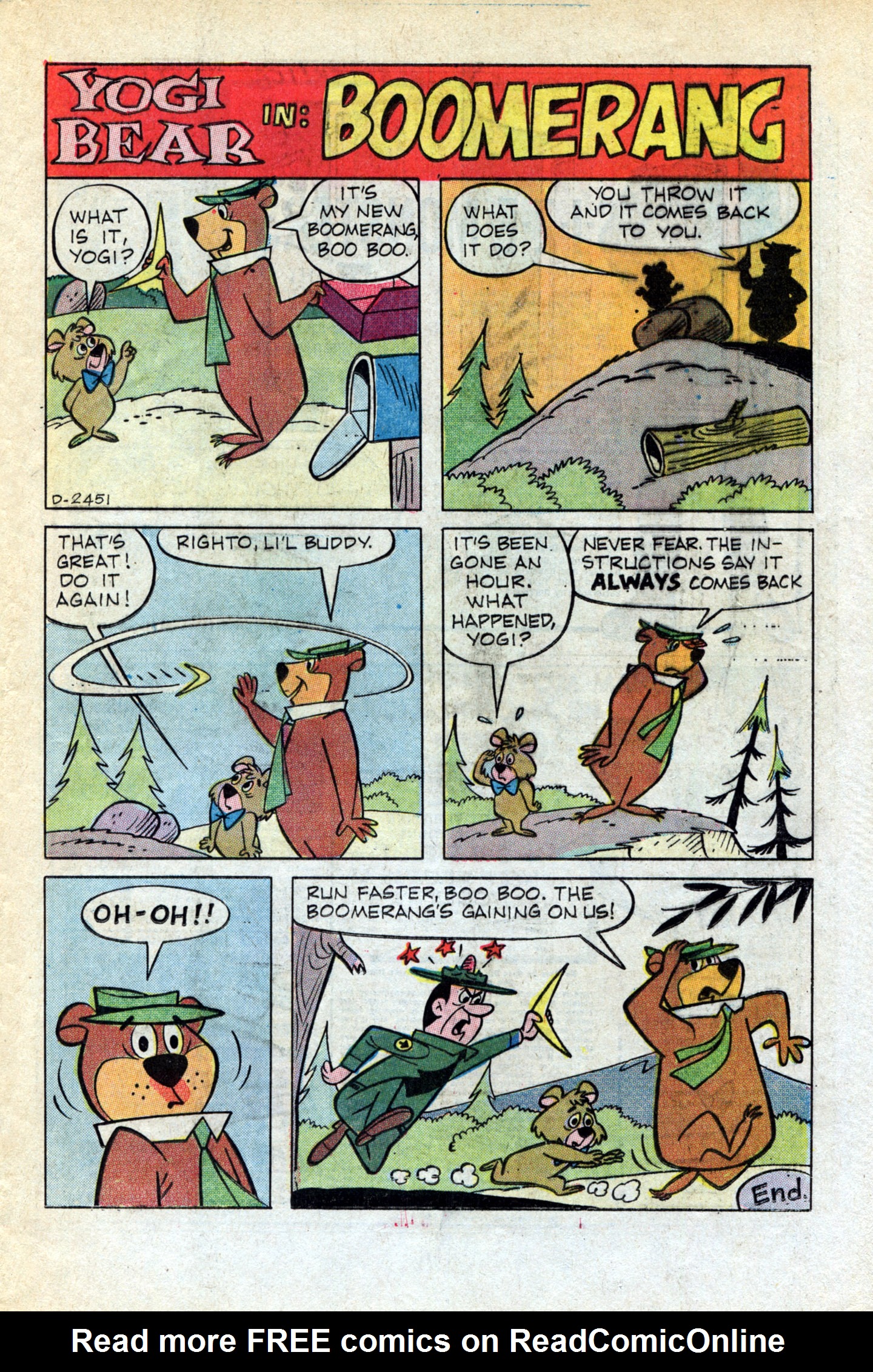 Read online Yogi Bear (1970) comic -  Issue #13 - 13