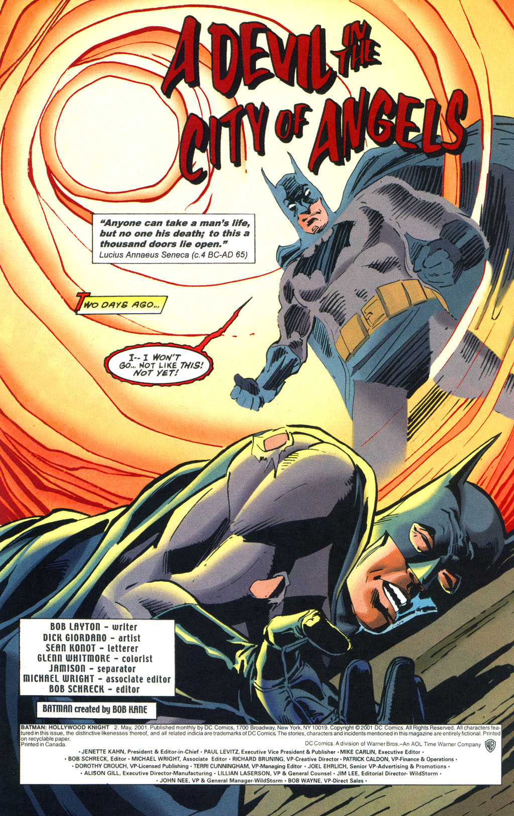 Read online Batman: Hollywood Knight comic -  Issue #2 - 2