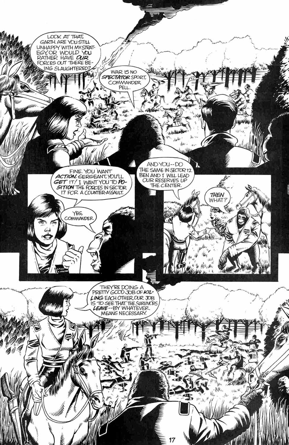 Read online Planet of the Apes: The Forbidden Zone comic -  Issue #4 - 19