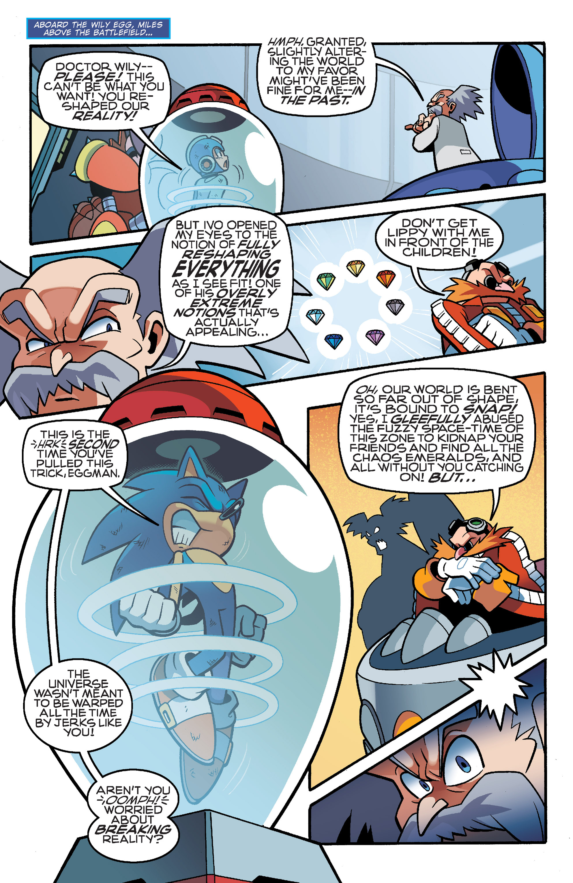 Read online Sonic Mega Man Worlds Collide comic -  Issue # Vol 3 - 100