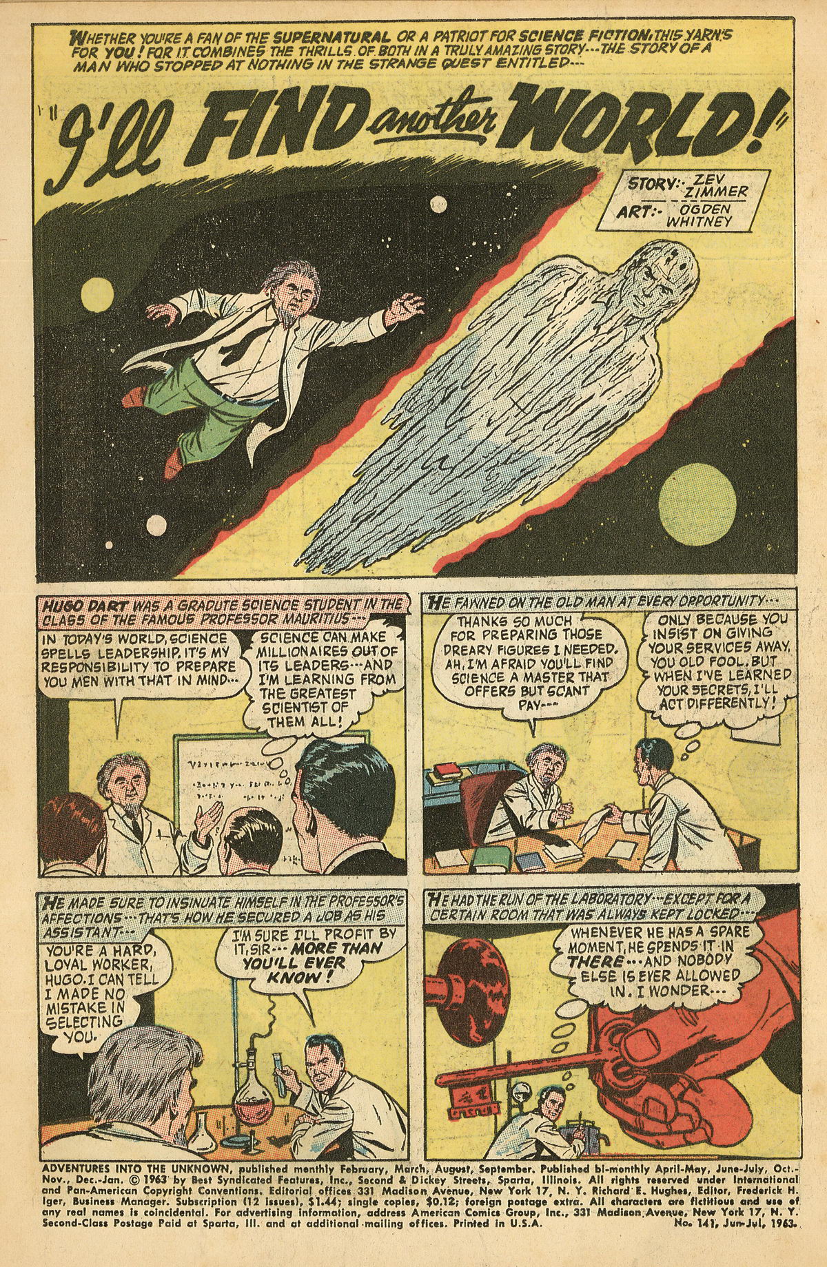 Read online Adventures Into The Unknown comic -  Issue #141 - 3