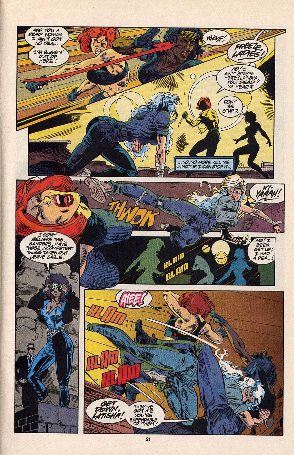 Read online Silver Sable and the Wild Pack comic -  Issue #30 - 17