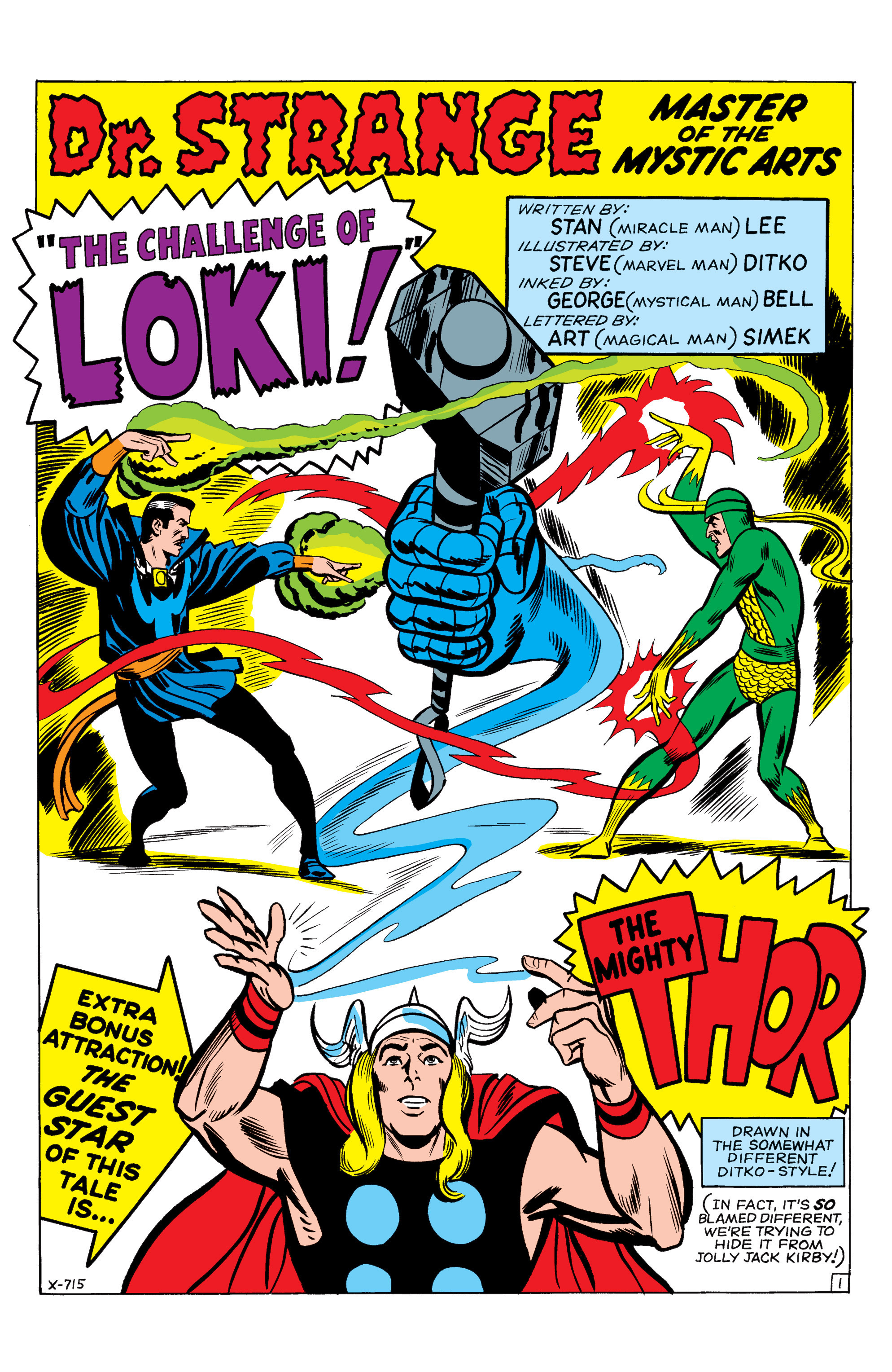 Read online Marvel Masterworks: Doctor Strange comic -  Issue # TPB 1 (Part 2) - 1
