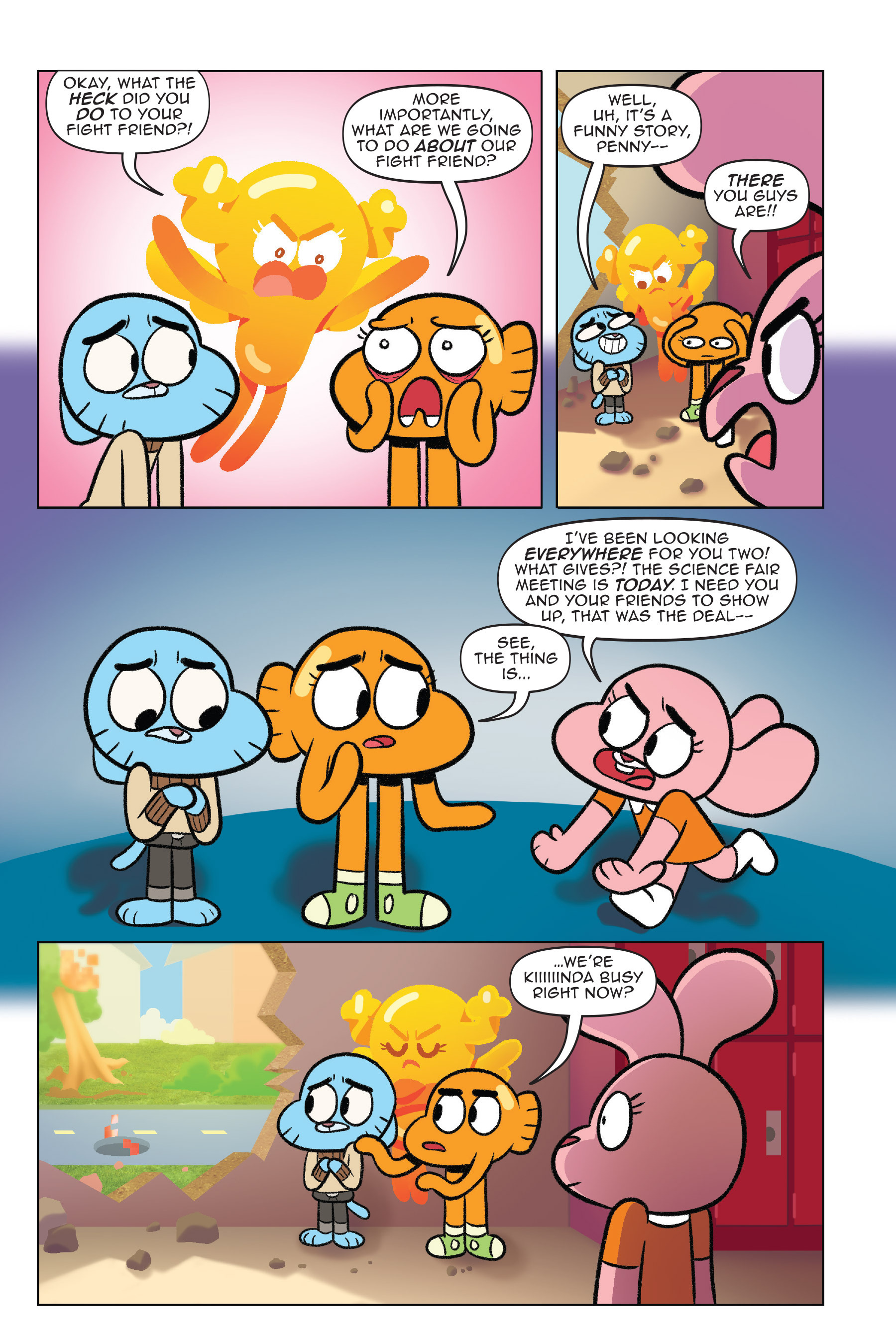 Read online The Amazing World of Gumball: Cheat Code comic -  Issue # Full - 70