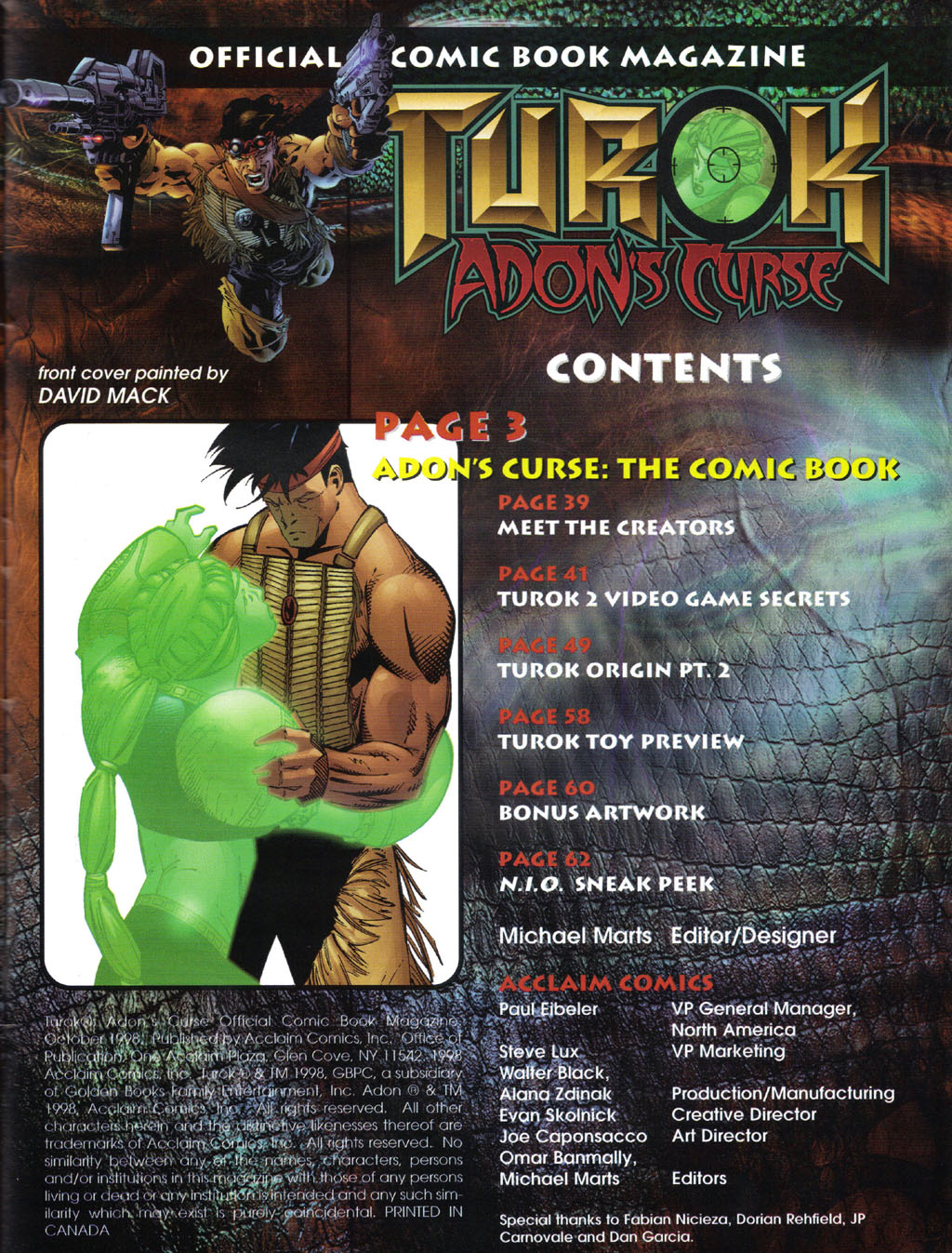 Read online Turok 2: Adon's Curse comic -  Issue # Full - 2