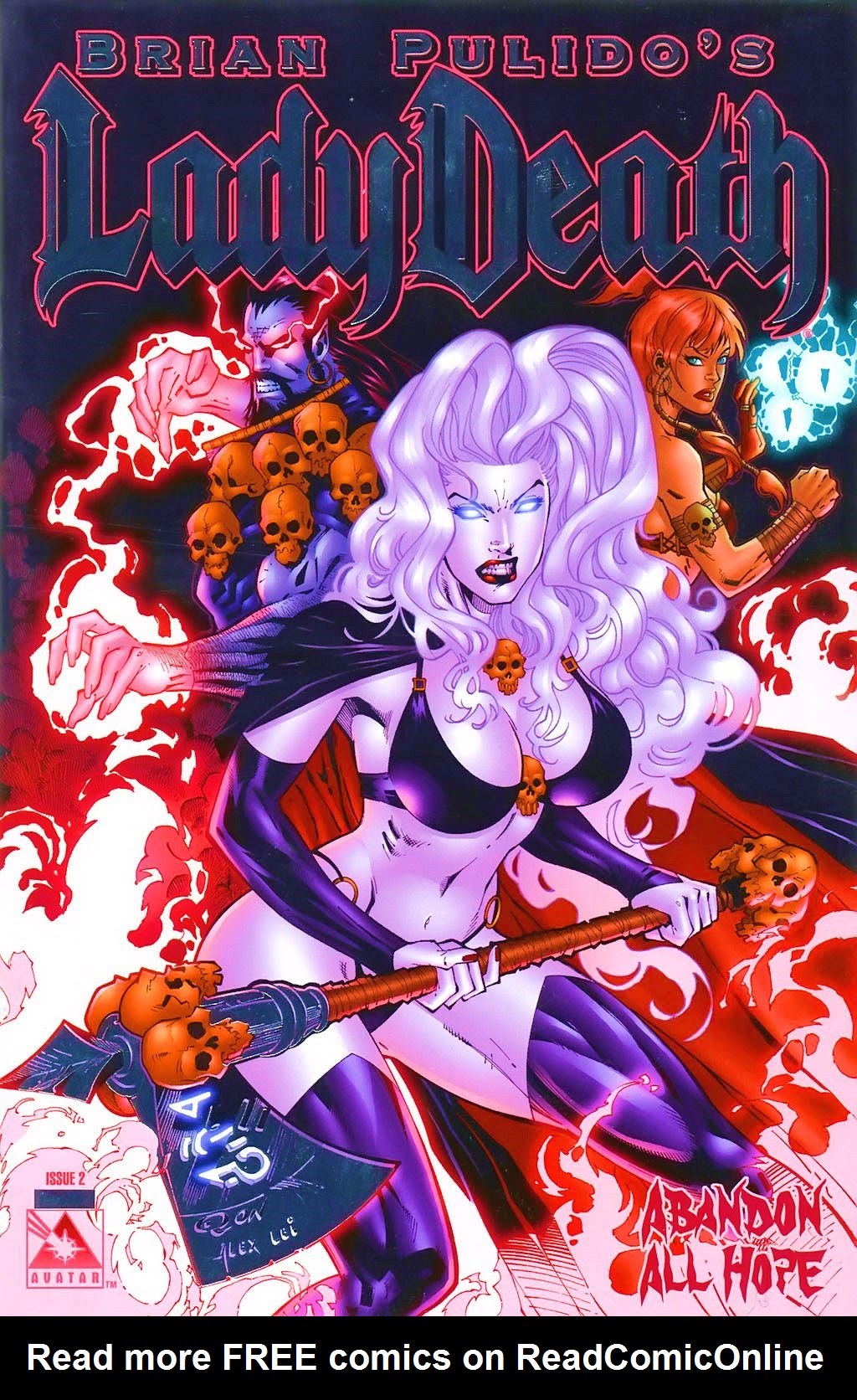 Read online Brian Pulido's Lady Death: Abandon All Hope comic -  Issue #2 - 1