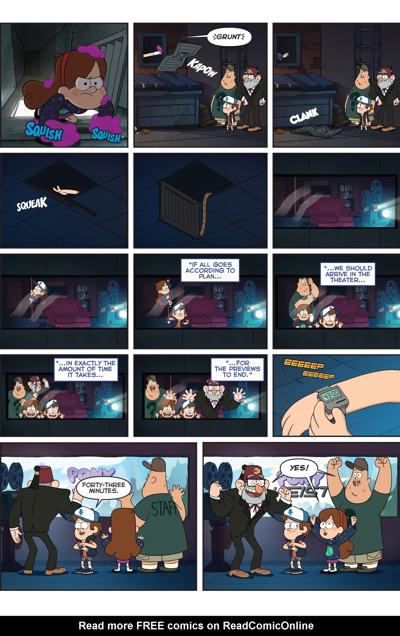 Read online Disney Gravity Falls Shorts Cinestory Comic comic -  Issue #4 - 27