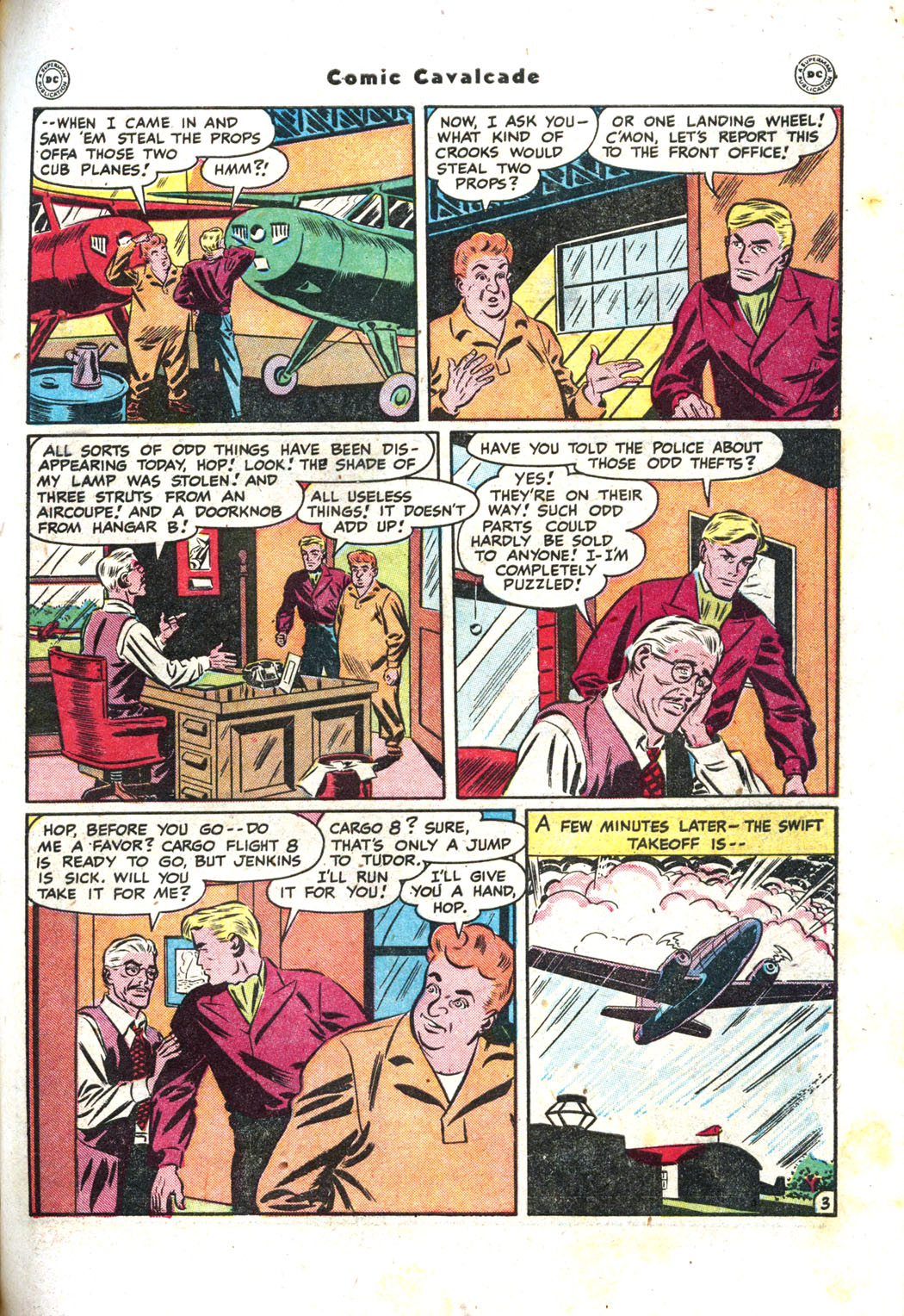 Read online Comic Cavalcade comic -  Issue #26 - 51
