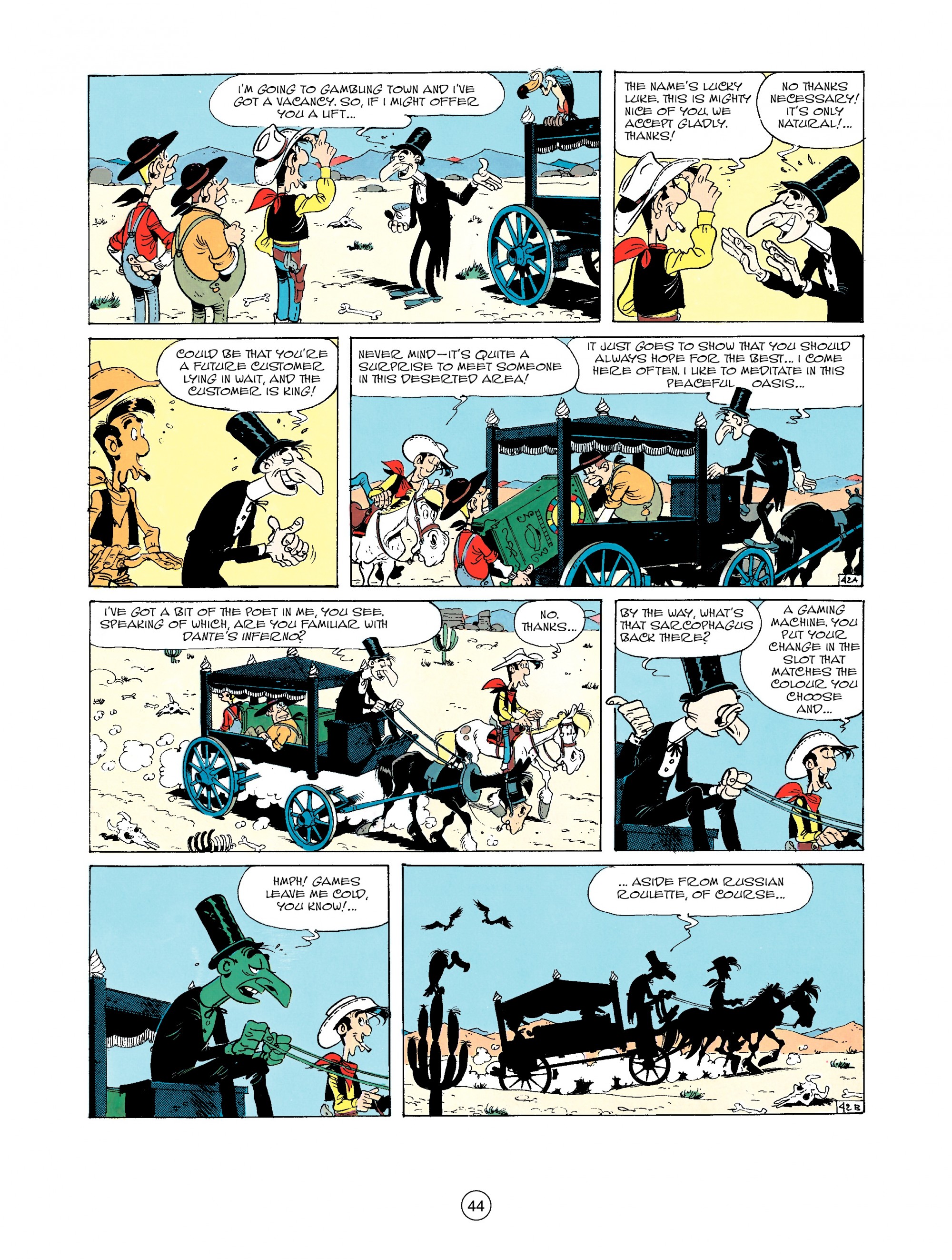 Read online A Lucky Luke Adventure comic -  Issue #33 - 44