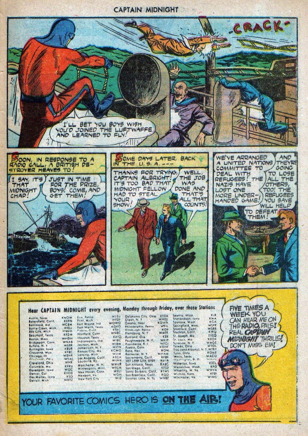 Read online Captain Midnight (1942) comic -  Issue #19 - 45