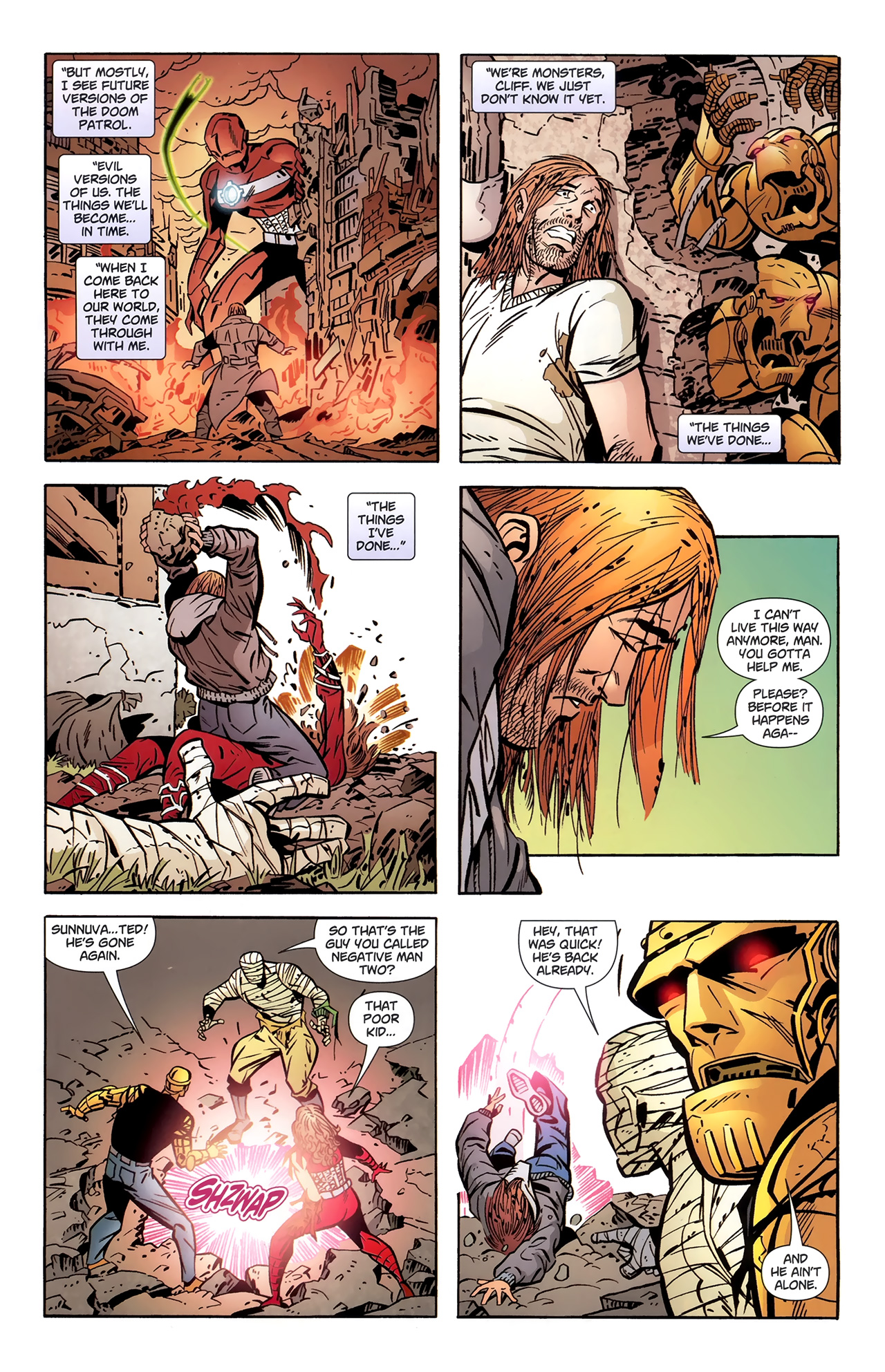 Read online Doom Patrol (2009) comic -  Issue #16 - 19