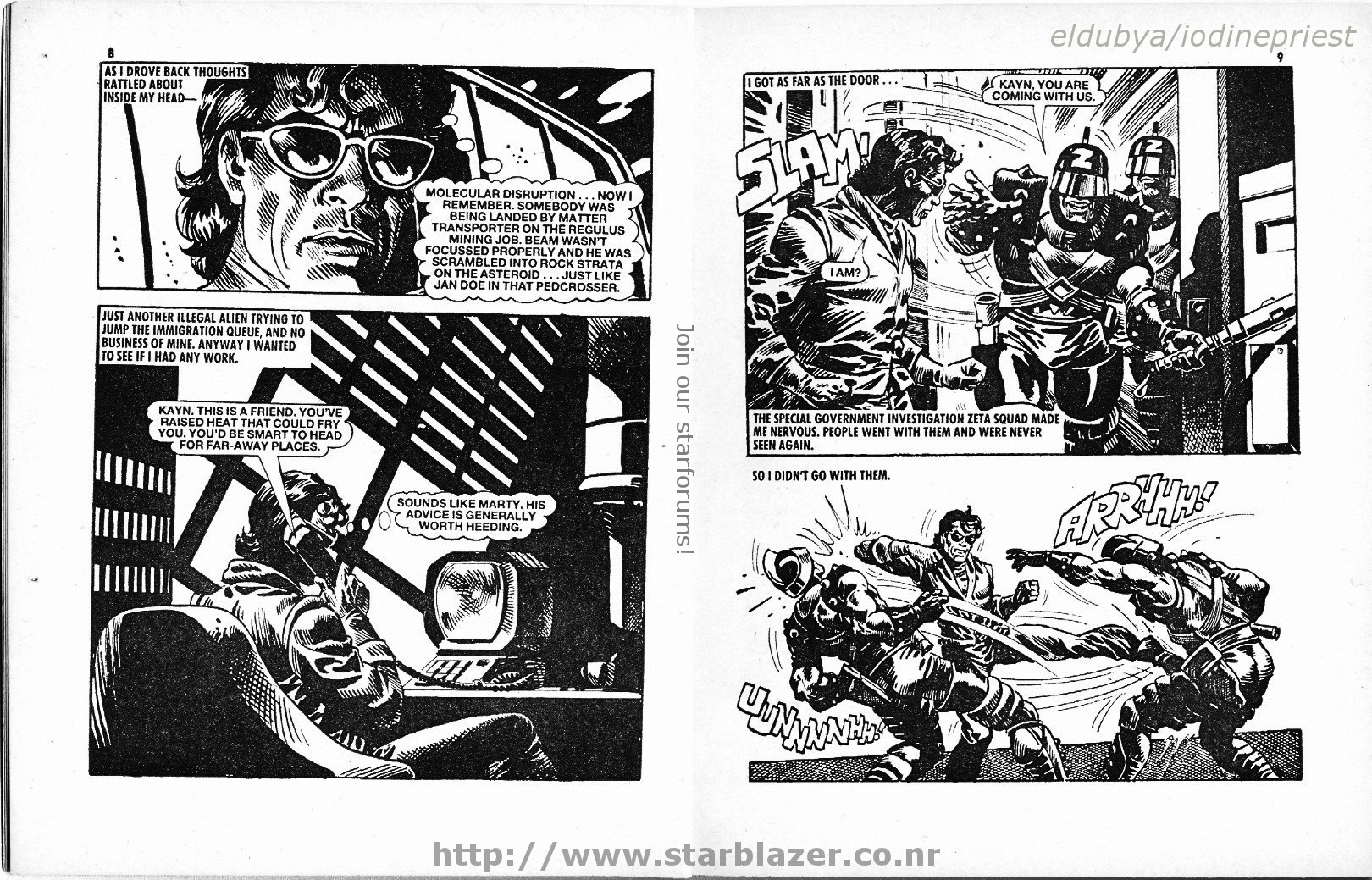 Read online Starblazer comic -  Issue #199 - 6