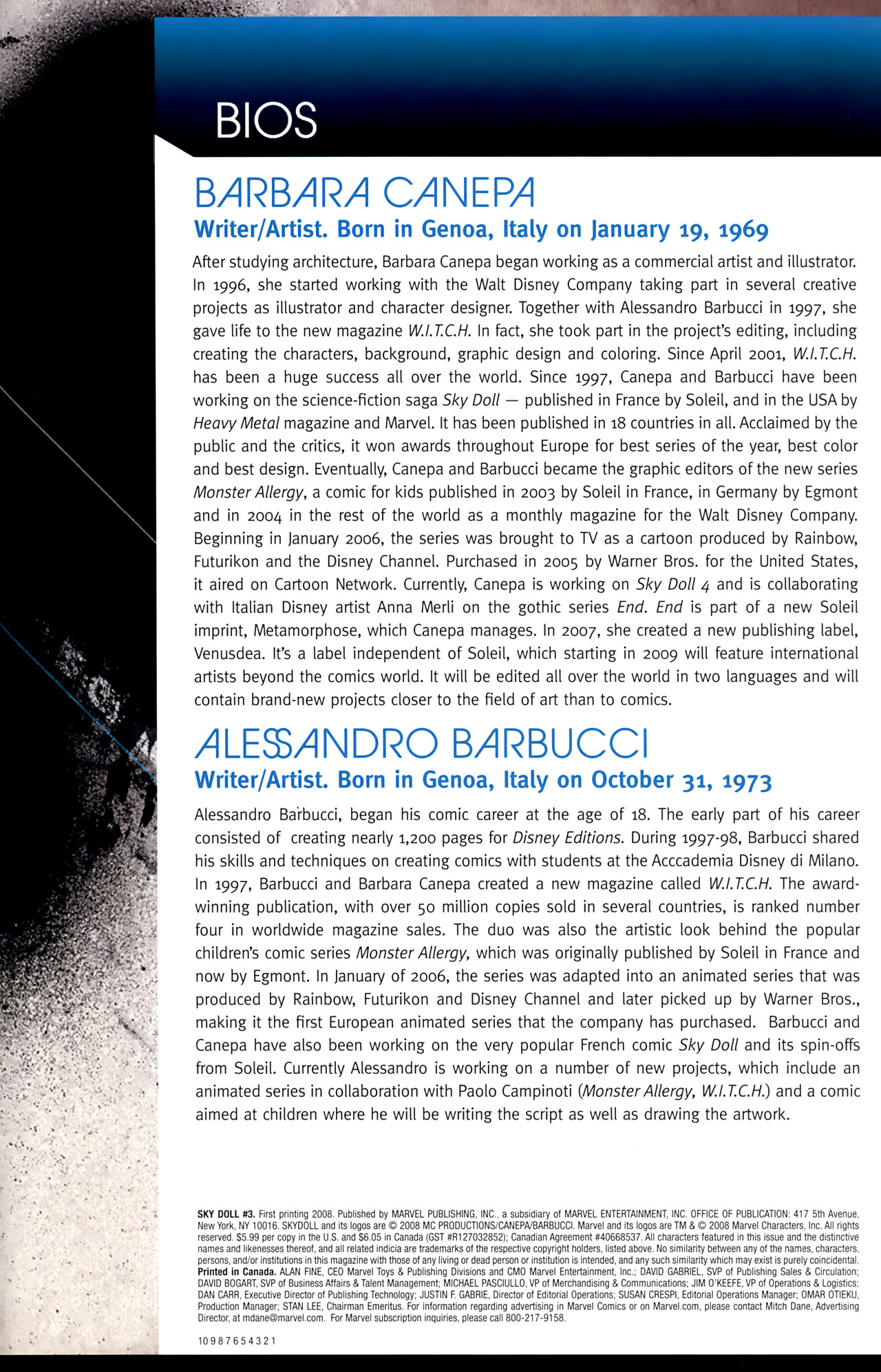 Read online Sky Doll comic -  Issue #3 - 59