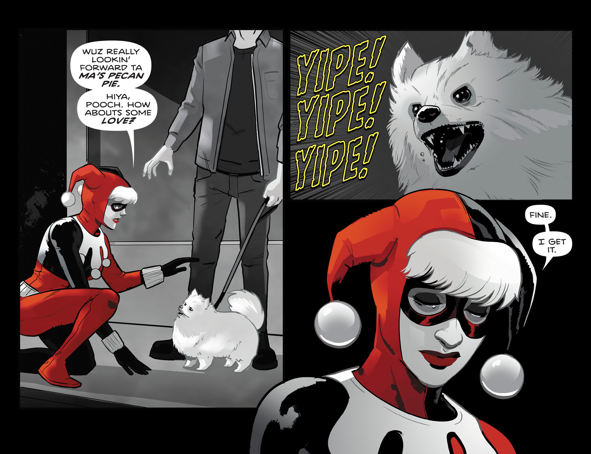 Read online Harley Quinn Black   White   Red comic -  Issue #15 - 16