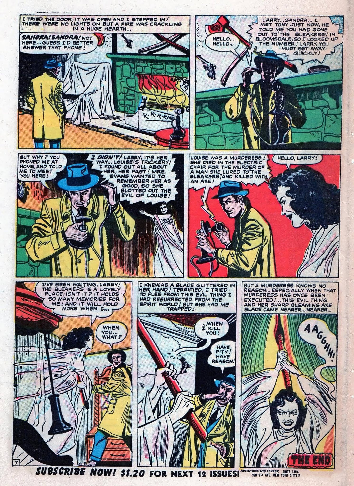 Read online Adventures into Terror comic -  Issue #6 - 32