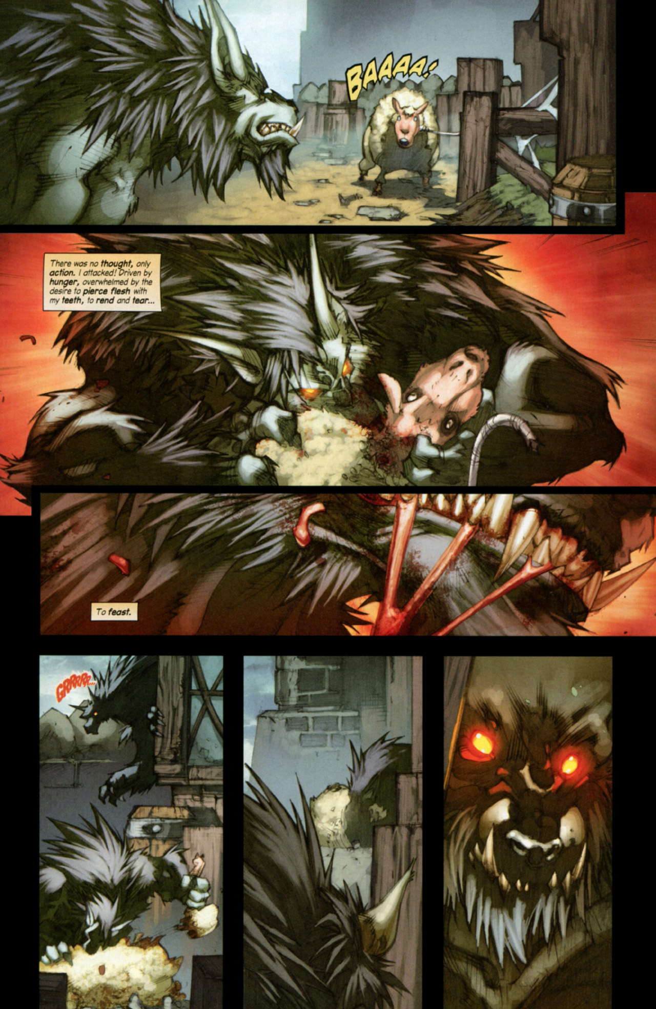 Read online World of Warcraft: Curse of the Worgen comic -  Issue #3 - 5