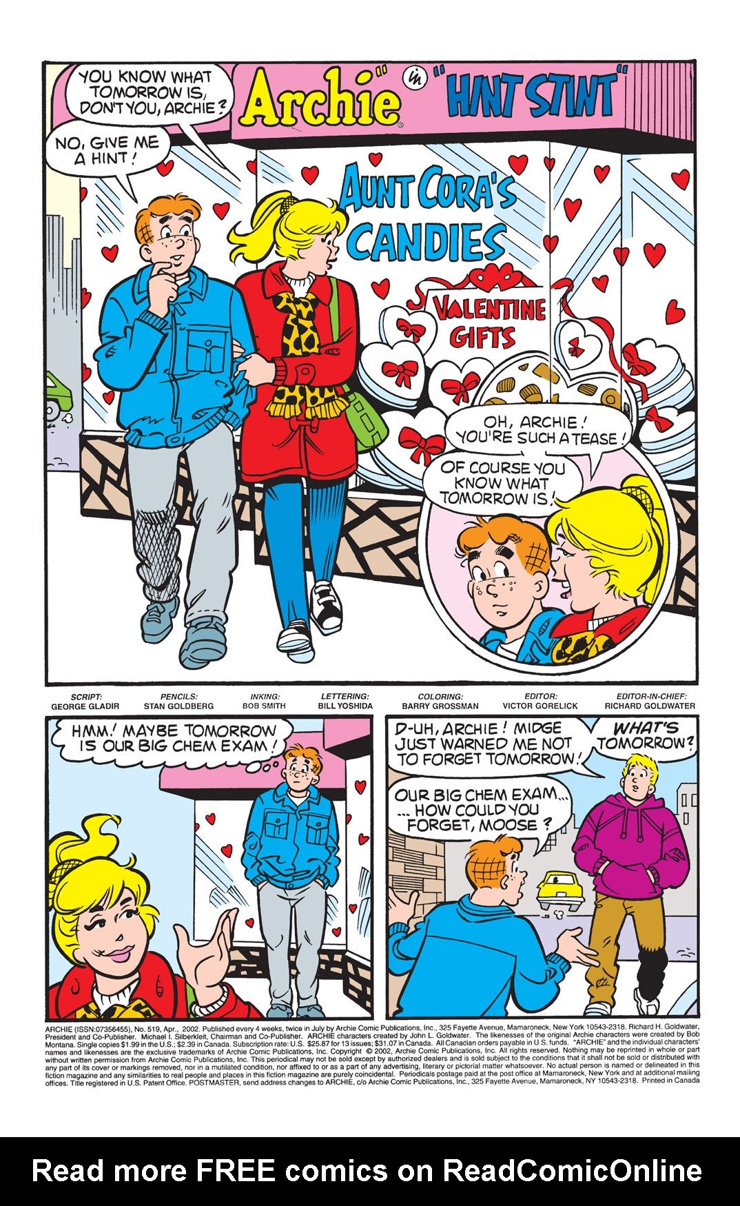 Read online Archie (1960) comic -  Issue #519 - 2