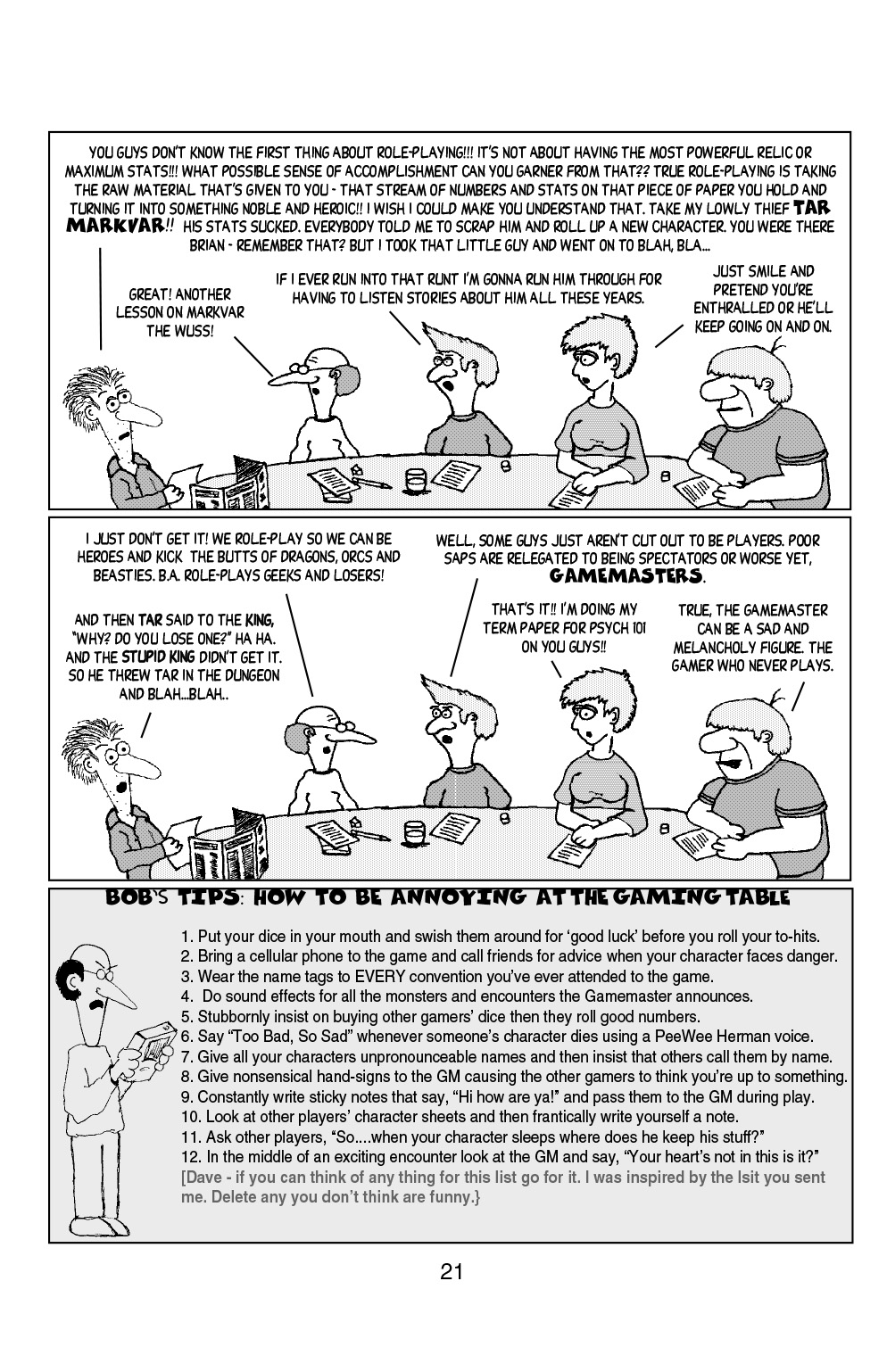 Read online Knights of the Dinner Table comic -  Issue #5 - 23
