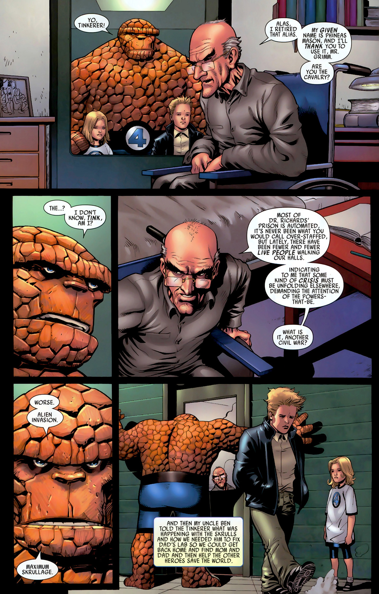 Read online Secret Invasion: Fantastic Four comic -  Issue #3 - 17