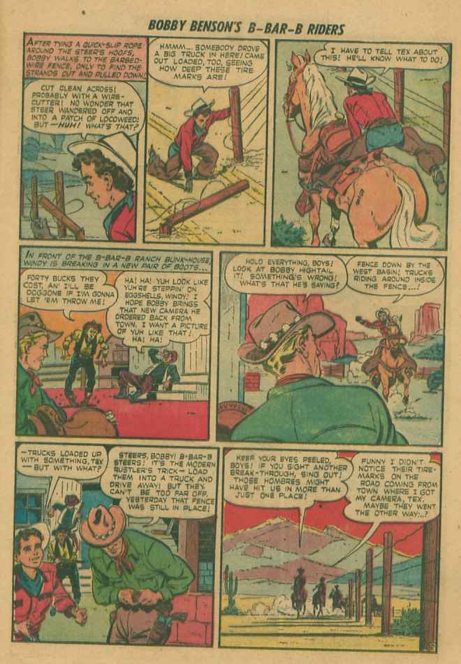 Read online Bobby Benson's B-Bar-B Riders comic -  Issue #1 - 29