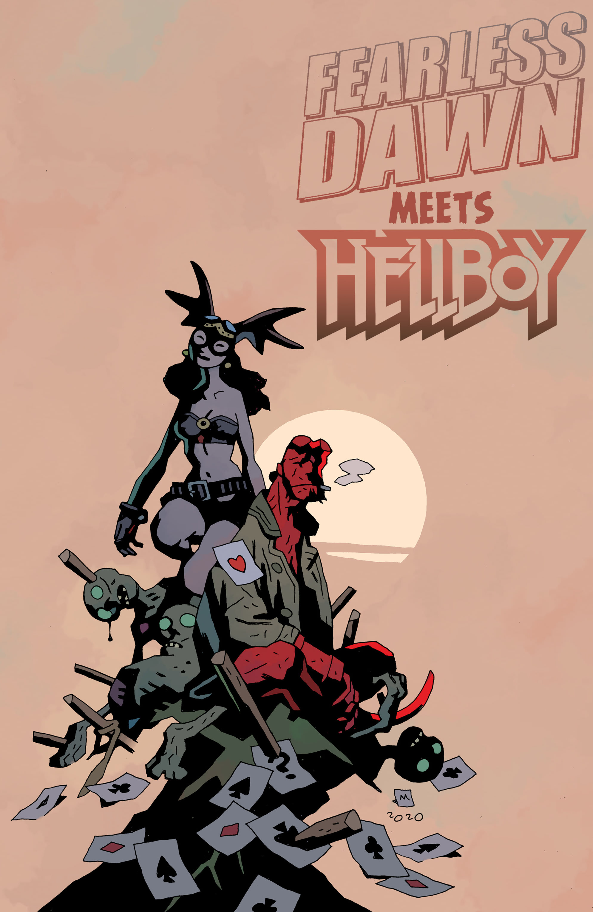 Fearless Dawn Meets Hellboy issue Full - Page 1