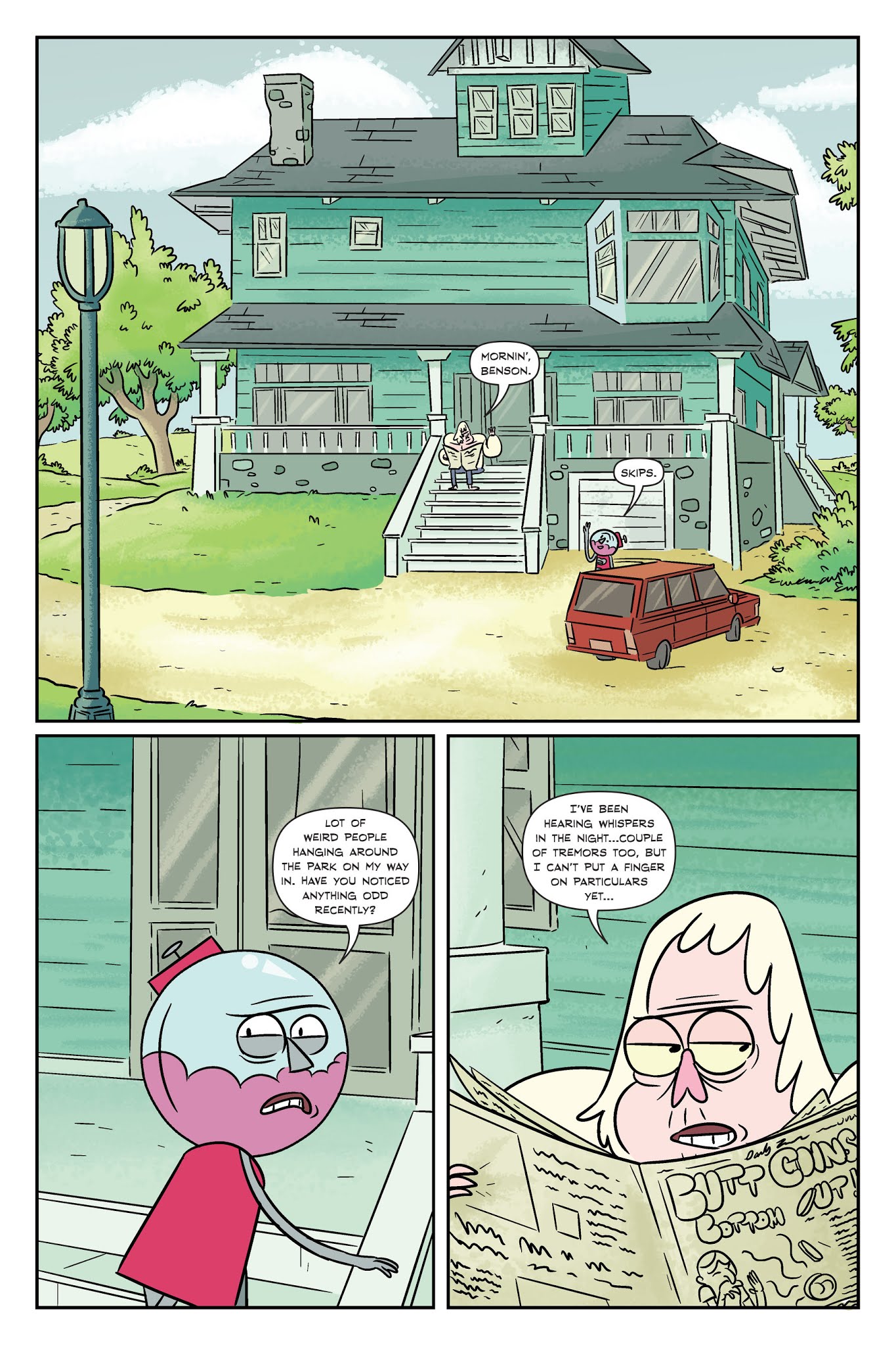 Read online Regular Show: Noir Means Noir, Buddy comic -  Issue # TPB (Part 1) - 6