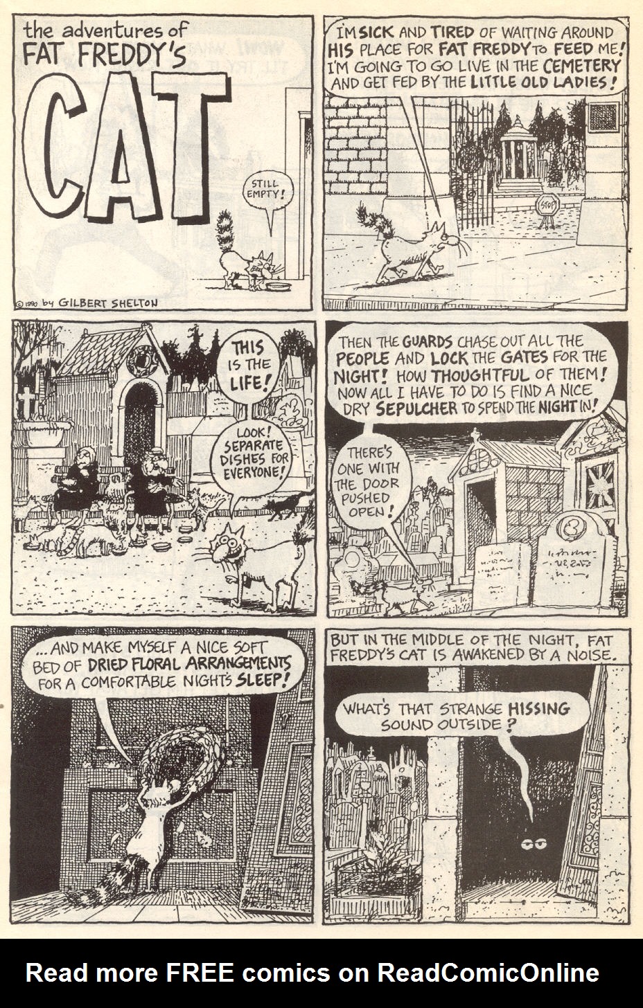 Read online Adventures of Fat Freddy's Cat comic -  Issue #7 - 12