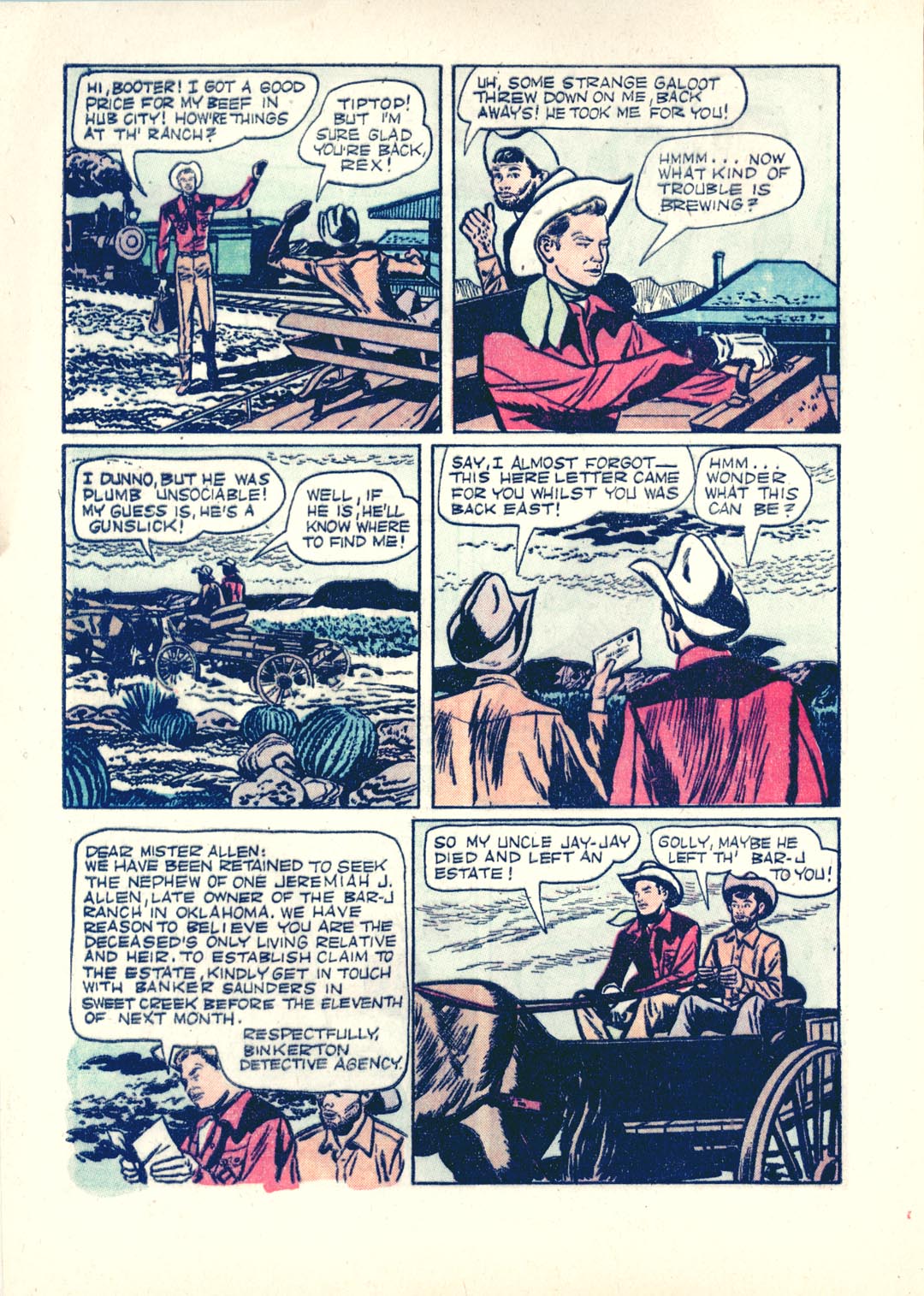 Read online Four Color Comics comic -  Issue #316 - 4