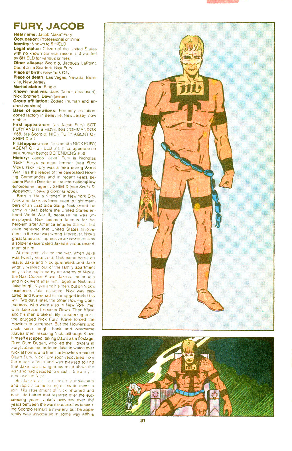 Read online The Official Handbook of the Marvel Universe Deluxe Edition comic -  Issue #17 - 33