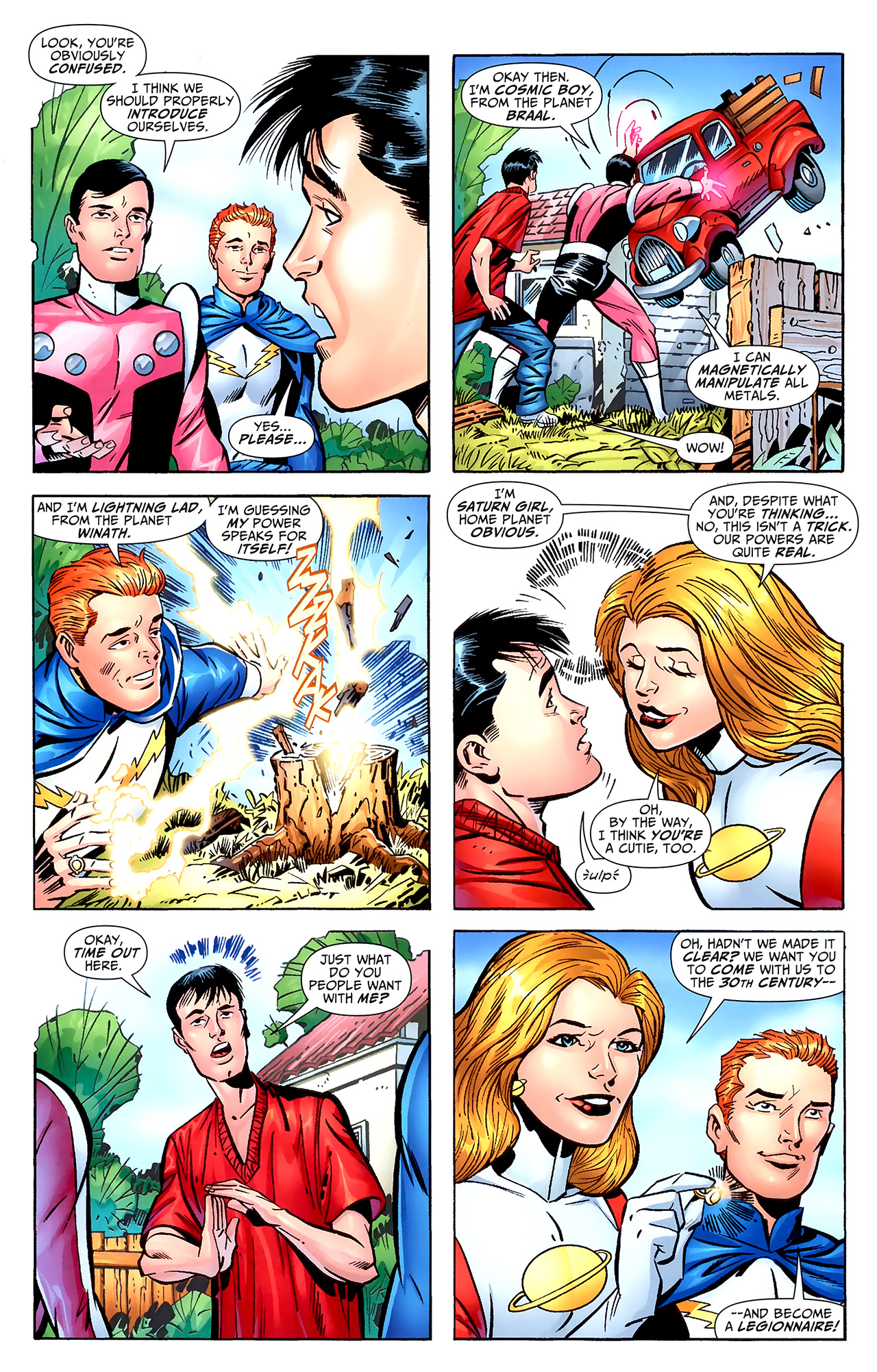 Read online DC Universe: Legacies comic -  Issue #6 - 26