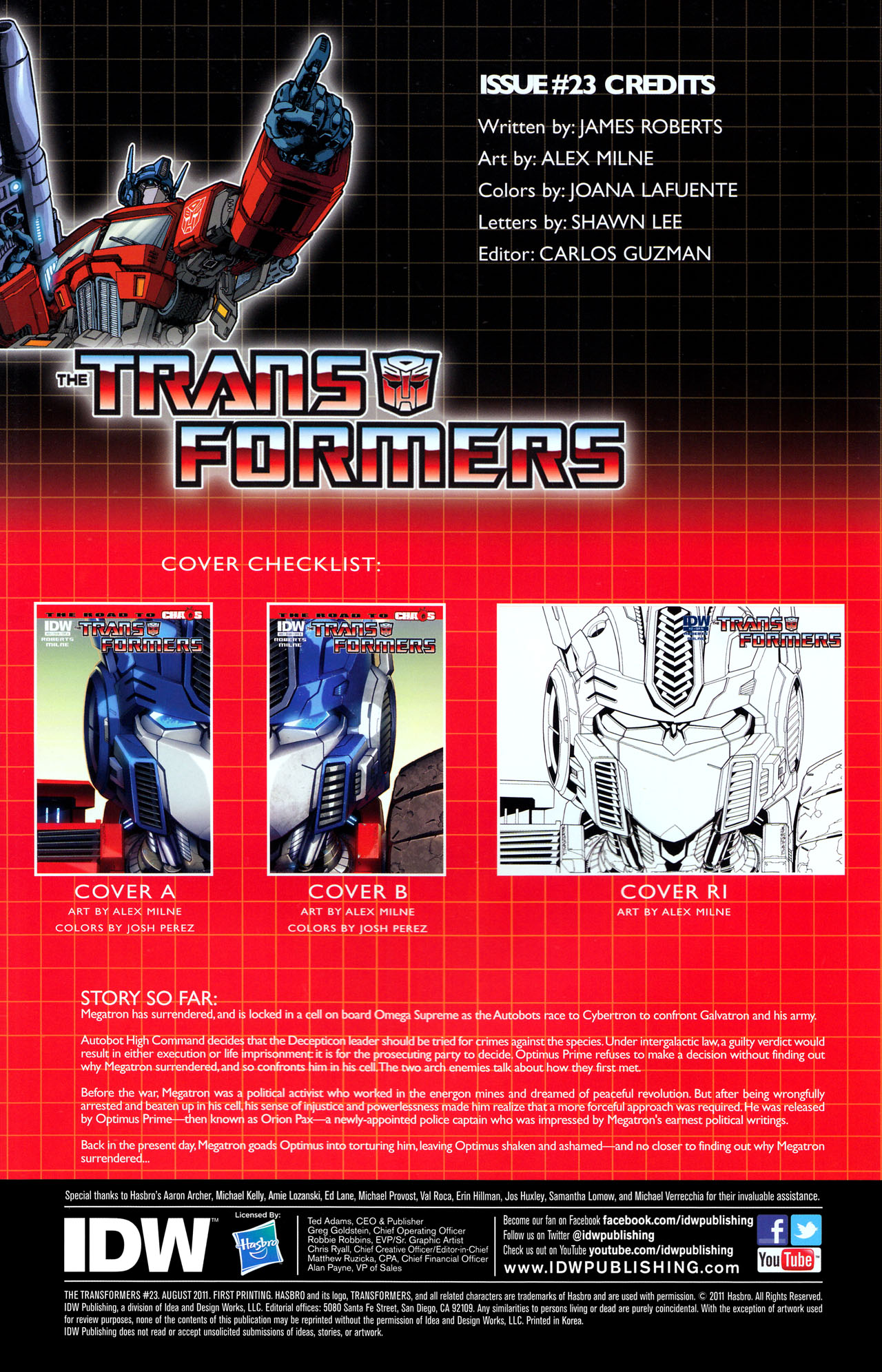 Read online The Transformers (2009) comic -  Issue #23 - 3