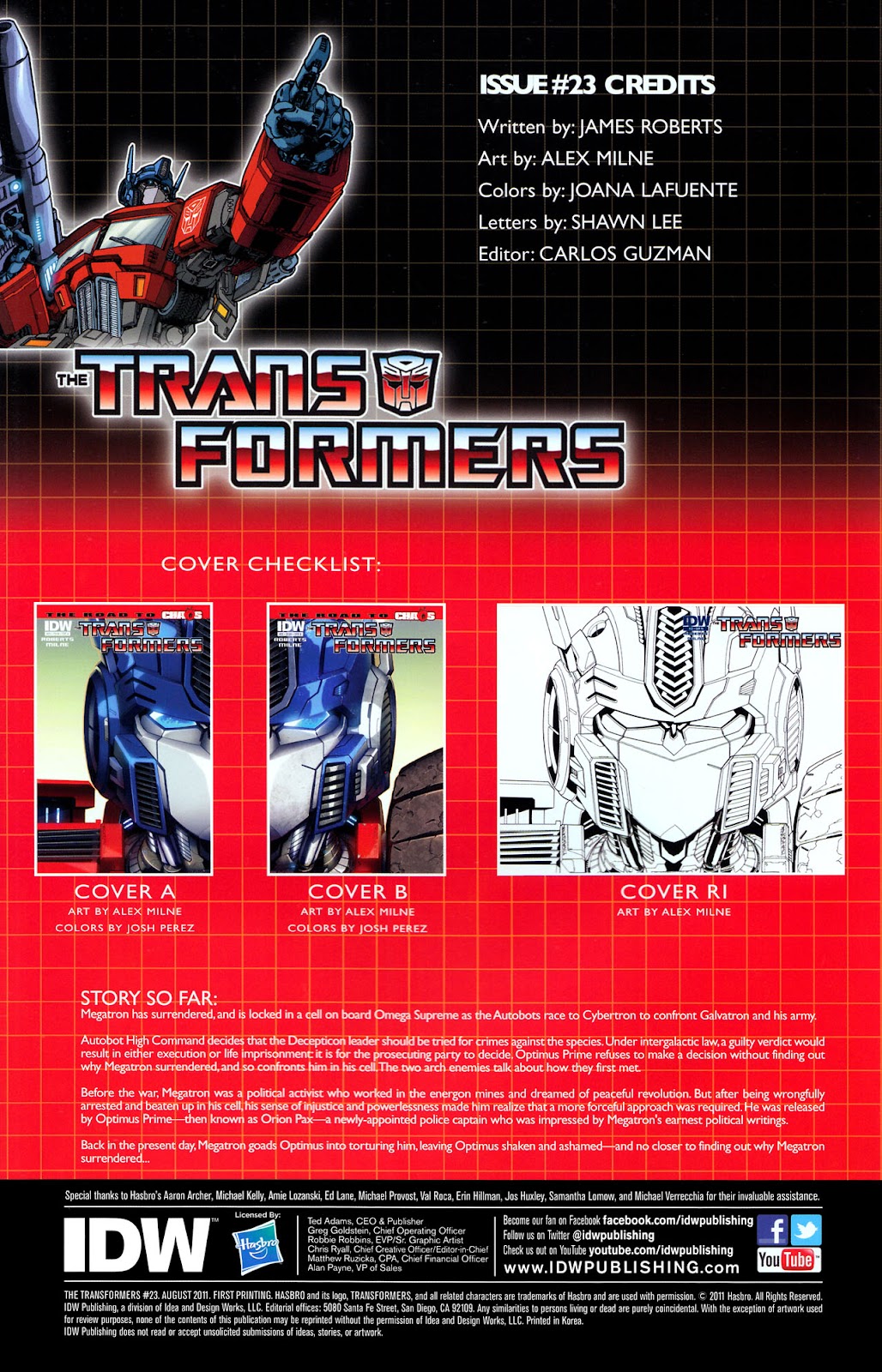 The Transformers (2009) issue 23 - Page 3