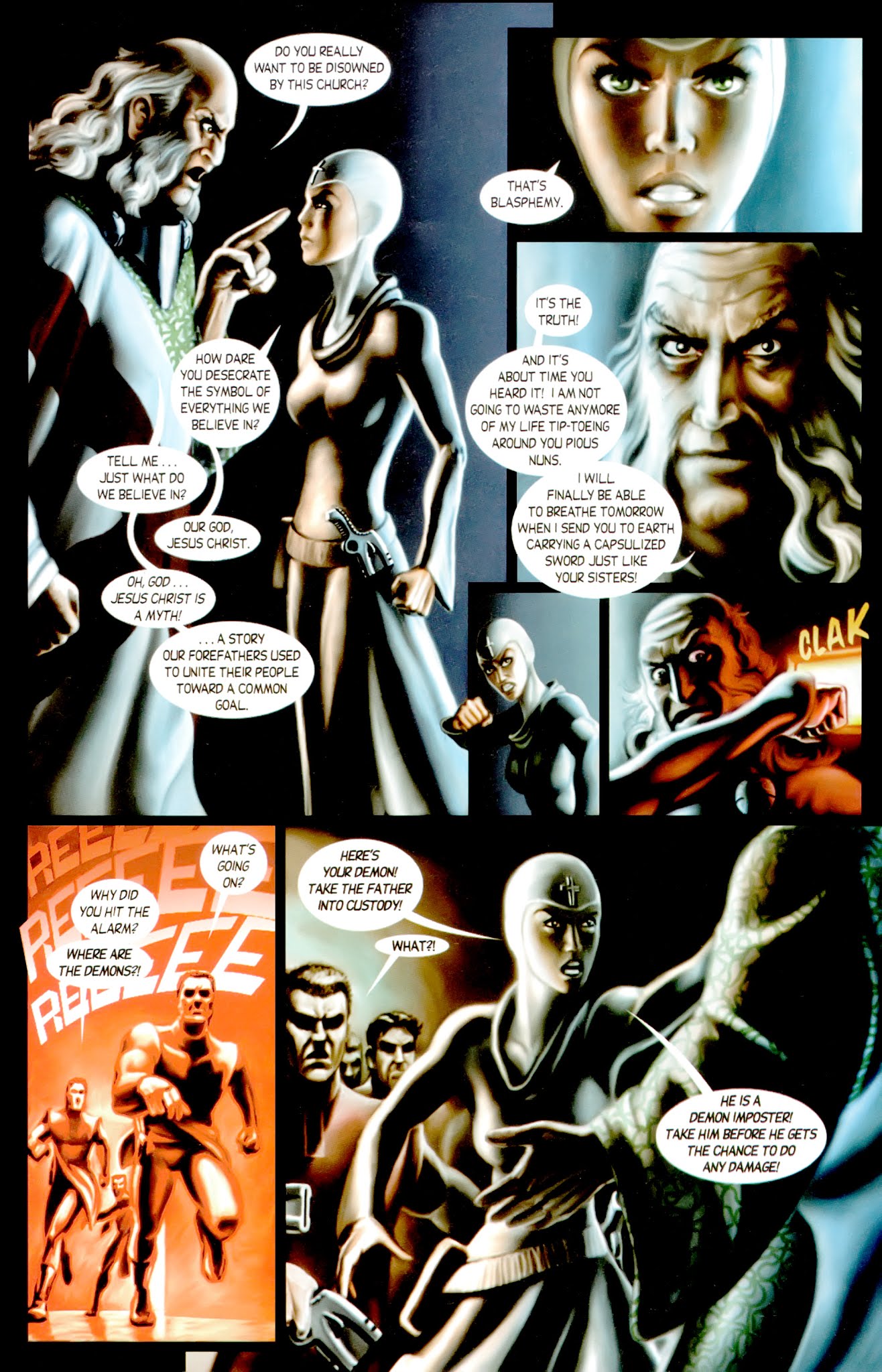 Read online Warrior Nun Dei: Aftertime comic -  Issue #1 - 12