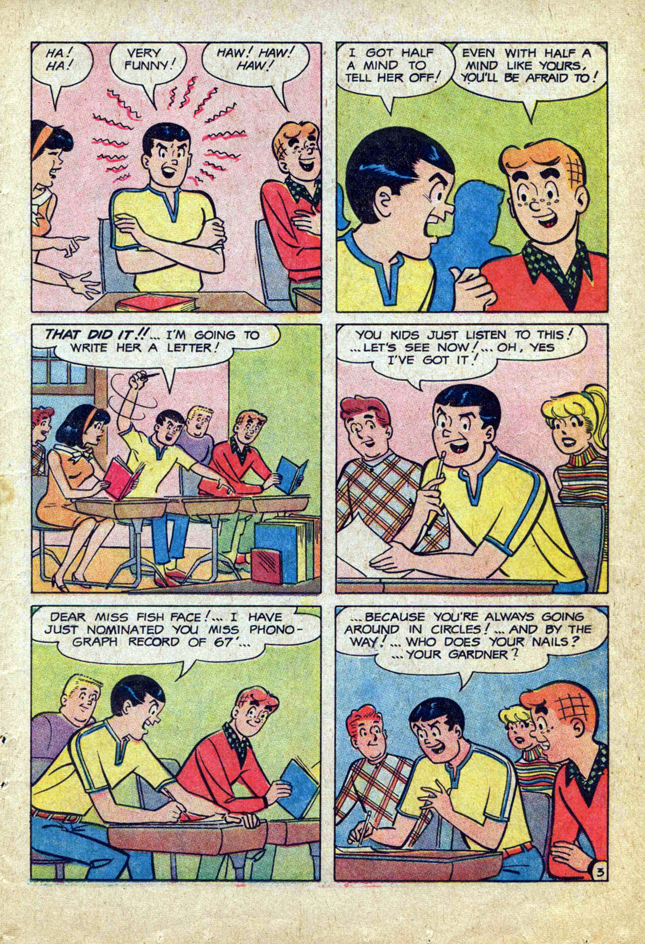 Read online Reggie and Me (1966) comic -  Issue #26 - 15