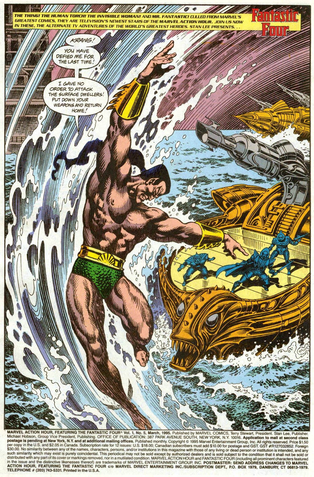 Read online Marvel Action Hour, featuring the Fantastic Four comic -  Issue #5 - 2