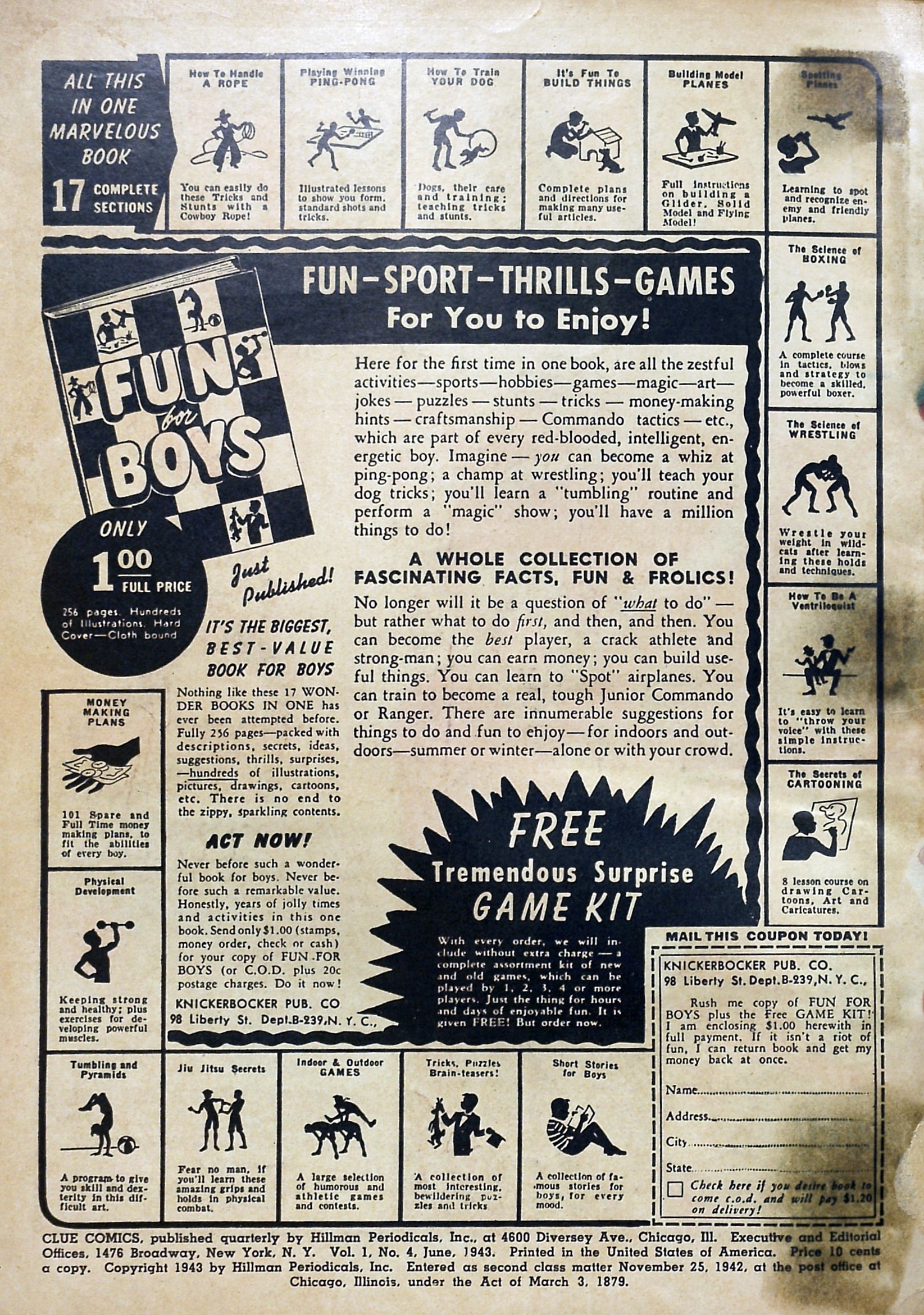 Read online Clue Comics comic -  Issue #4 - 2