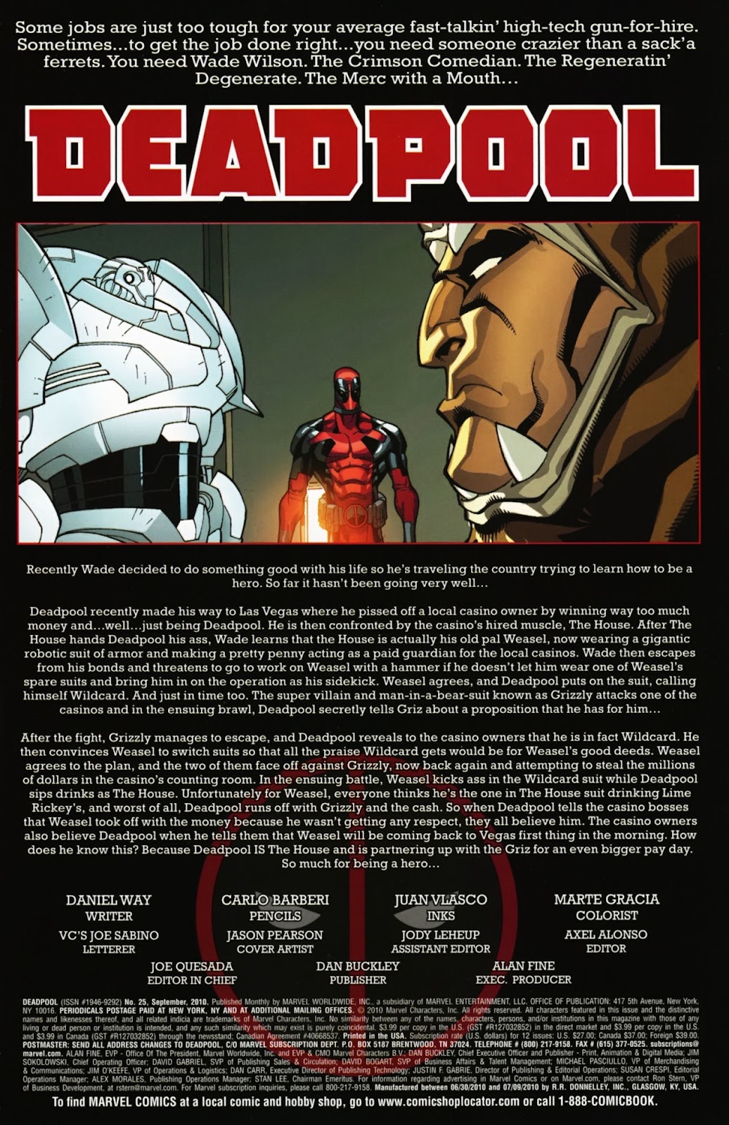 Read online Deadpool (2008) comic -  Issue #25 - 2