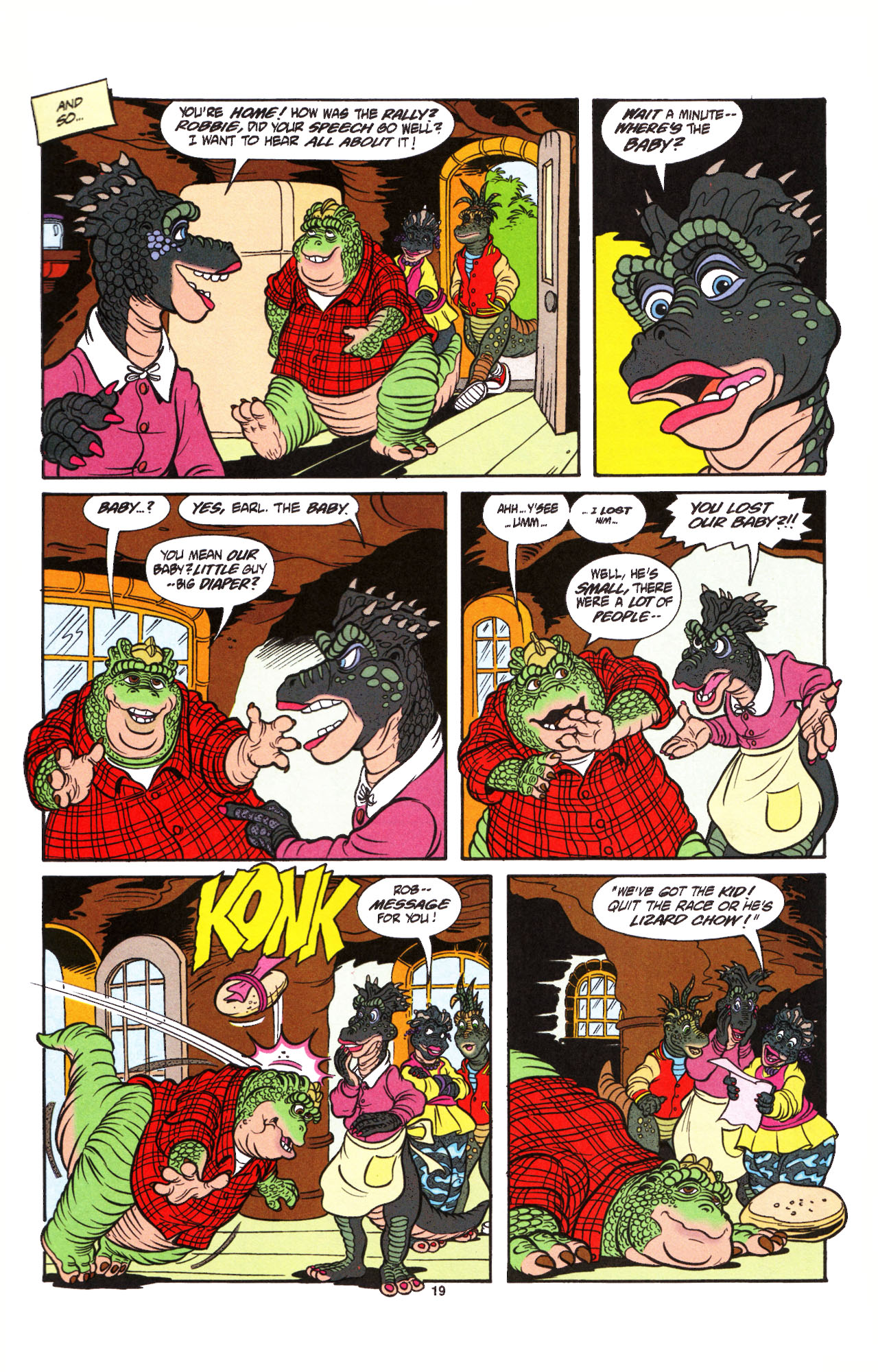 Read online Dinosaurs comic -  Issue #1 - 21