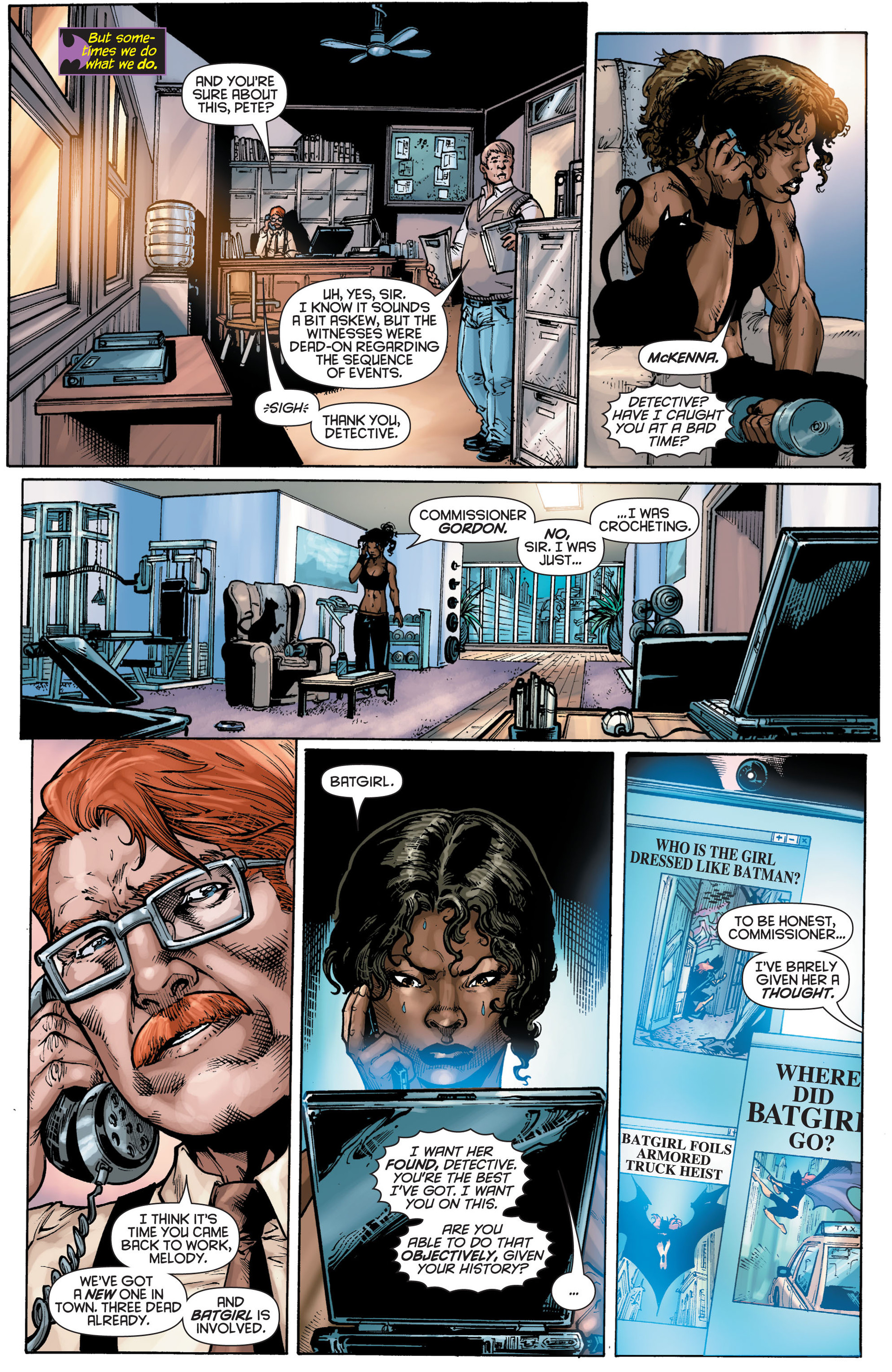 Read online Batgirl (2011) comic -  Issue # _TPB The Darkest Reflection - 105