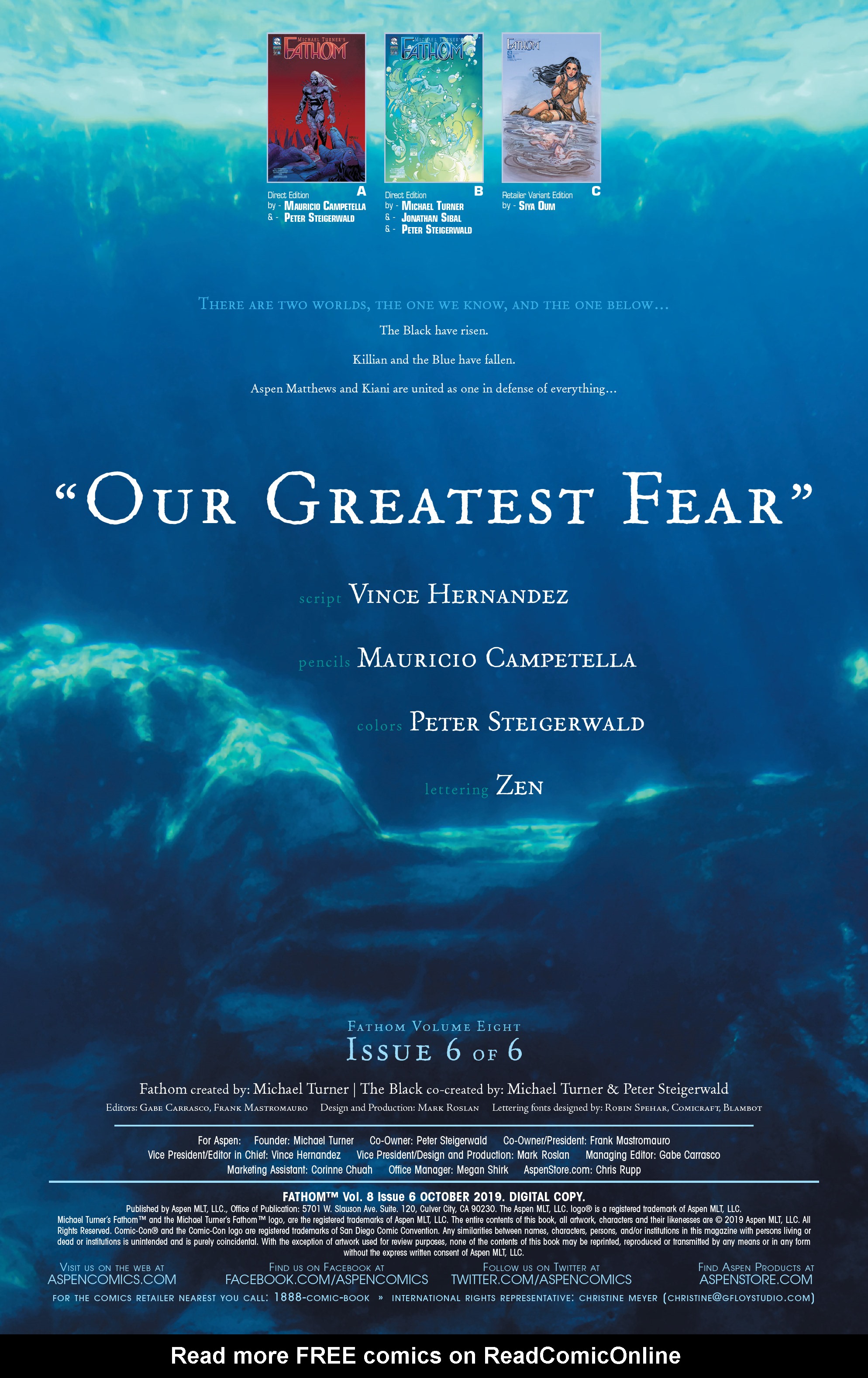 Read online Michael Turner's Fathom (2019) comic -  Issue #6 - 3