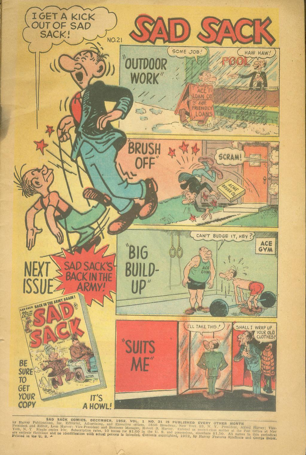 Read online Sad Sack comic -  Issue #21 - 3