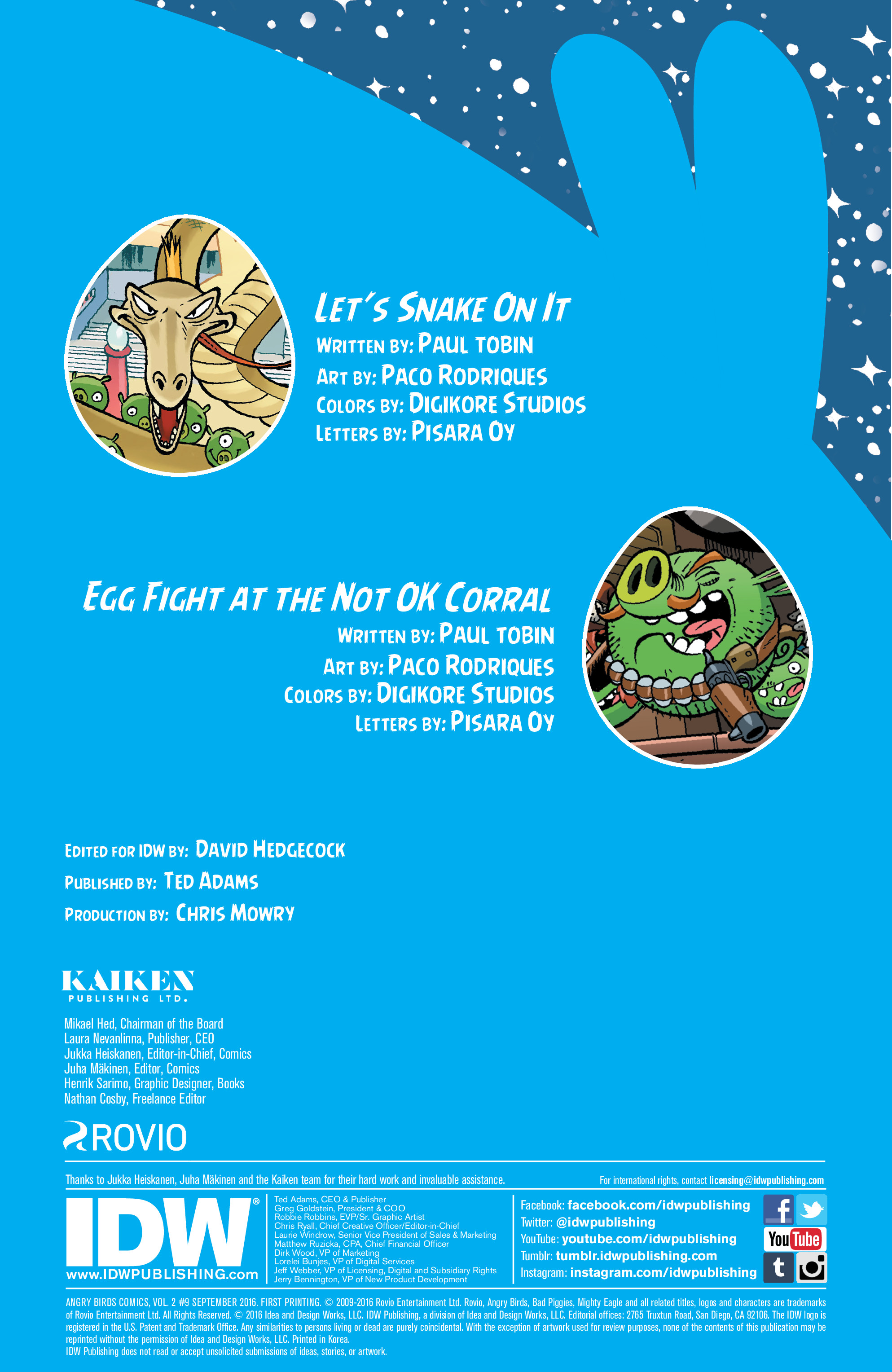 Read online Angry Birds Comics (2016) comic -  Issue #9 - 2