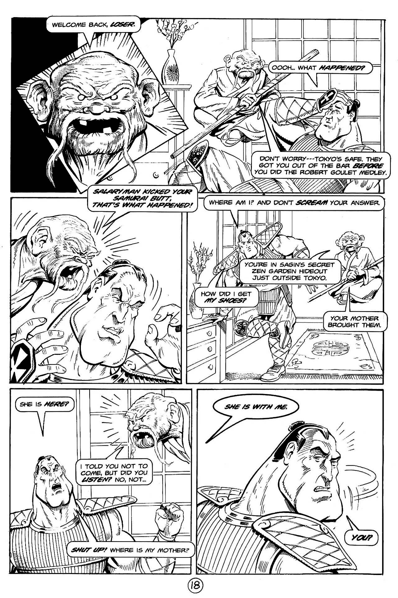 Read online Paul the Samurai (1992) comic -  Issue #8 - 19