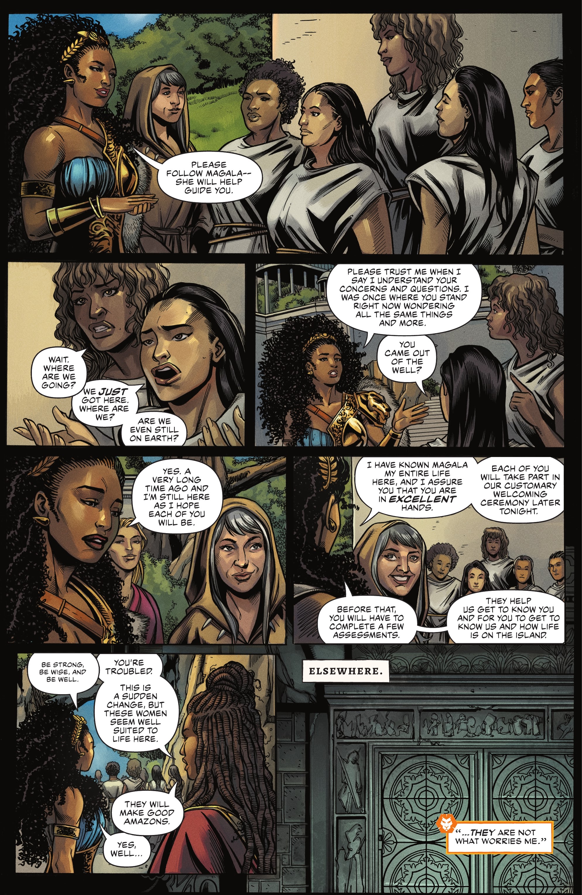 Read online Nubia & the Amazons comic -  Issue #1 - 10