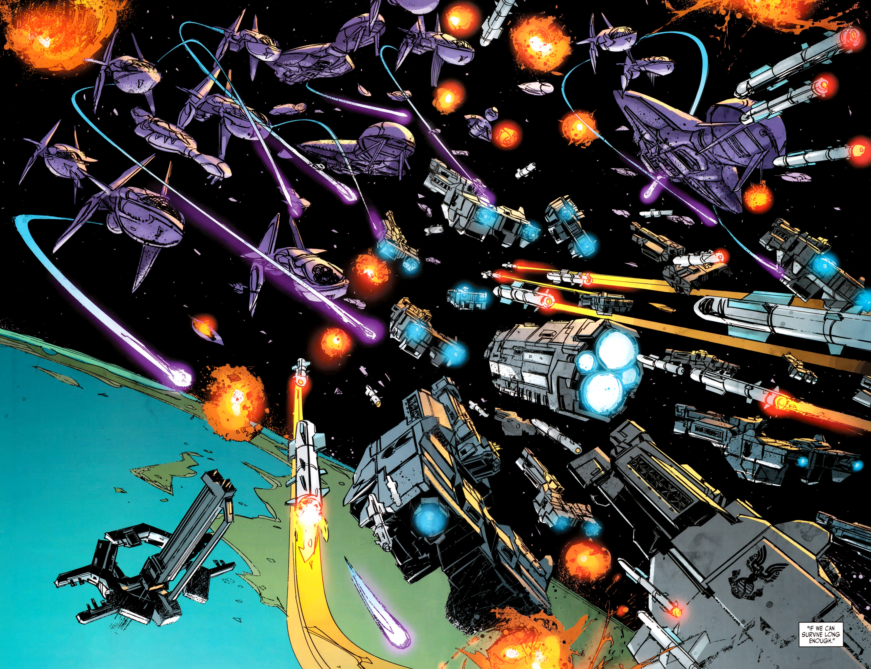Read online Halo: Fall Of Reach - Invasion comic -  Issue #2 - 22