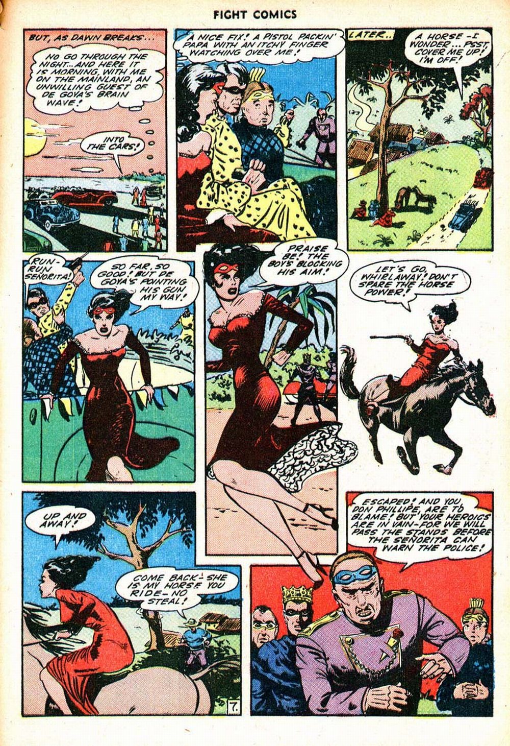 Read online Fight Comics comic -  Issue #36 - 47